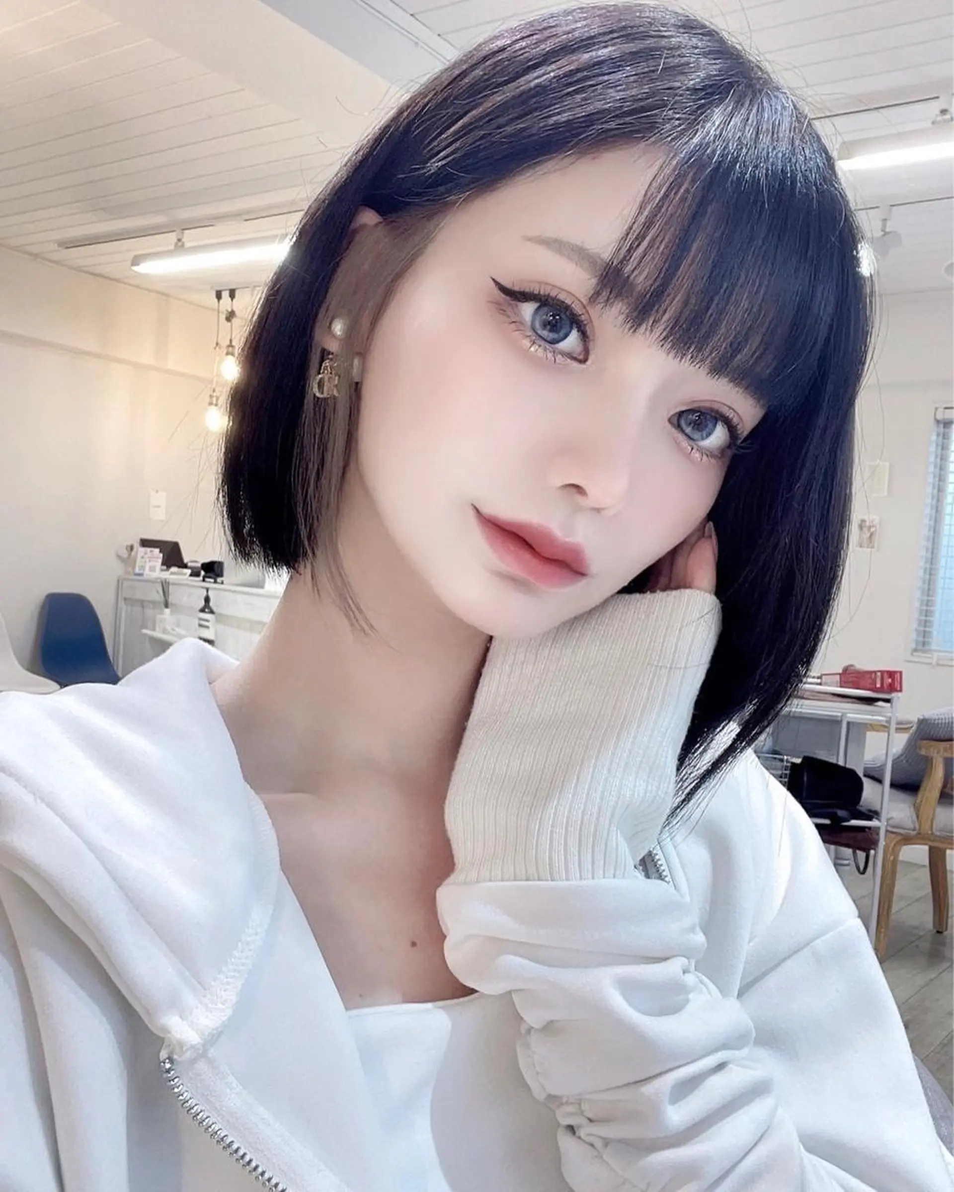 ミディアム 柴田 翔伍のヘアスタイル