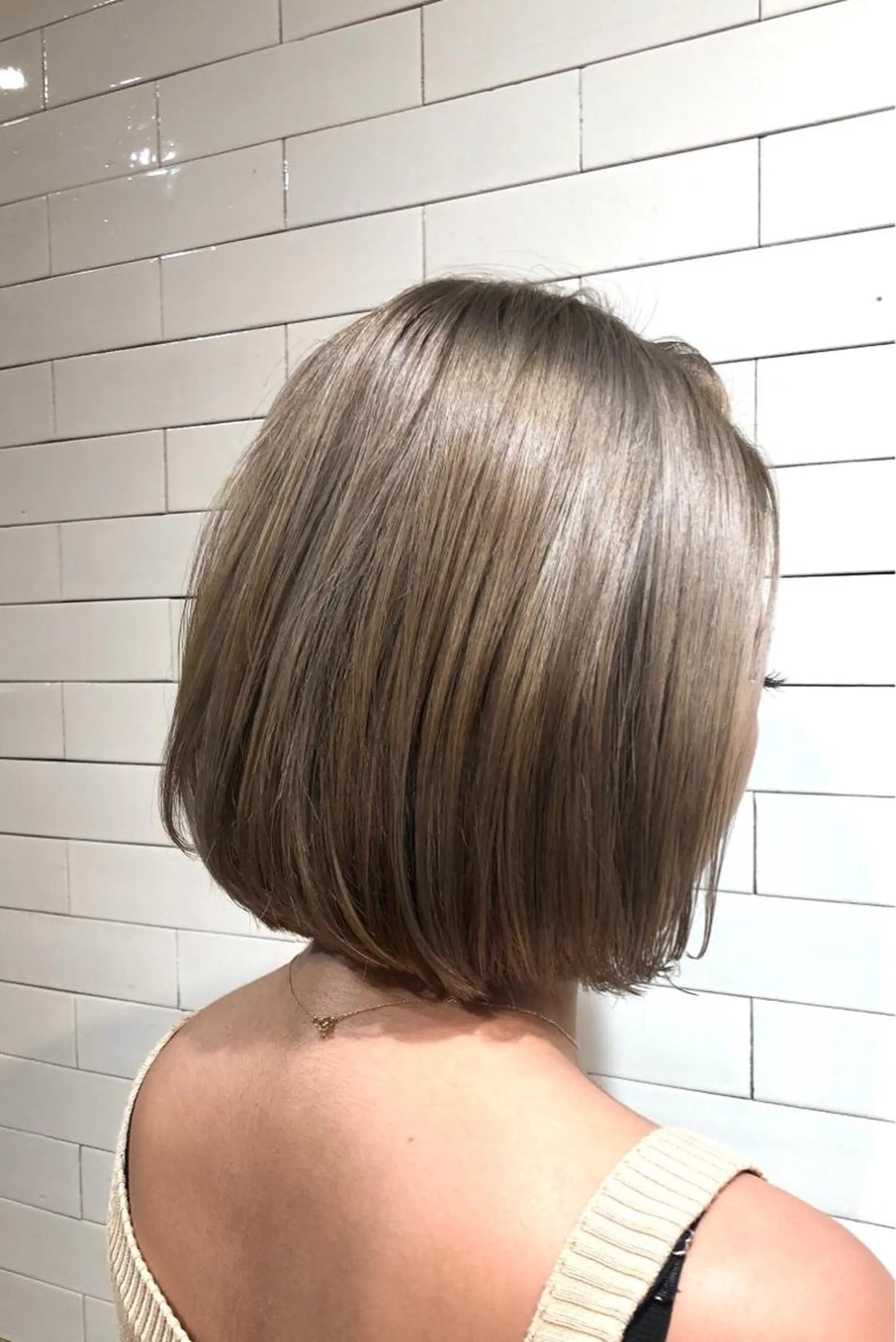 ミディアム ヘアカラー トリートメント 🤍髪質改善➕透明感 カラー🤍川上葵のヘアスタイル