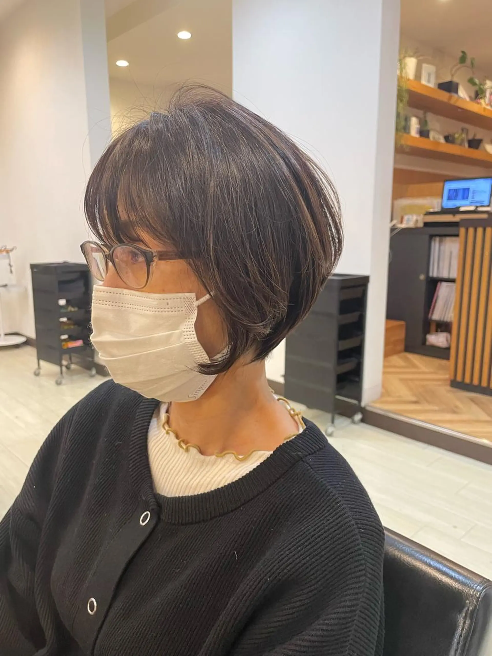 ショート ショートヘア 奧村 真奈のヘアスタイル