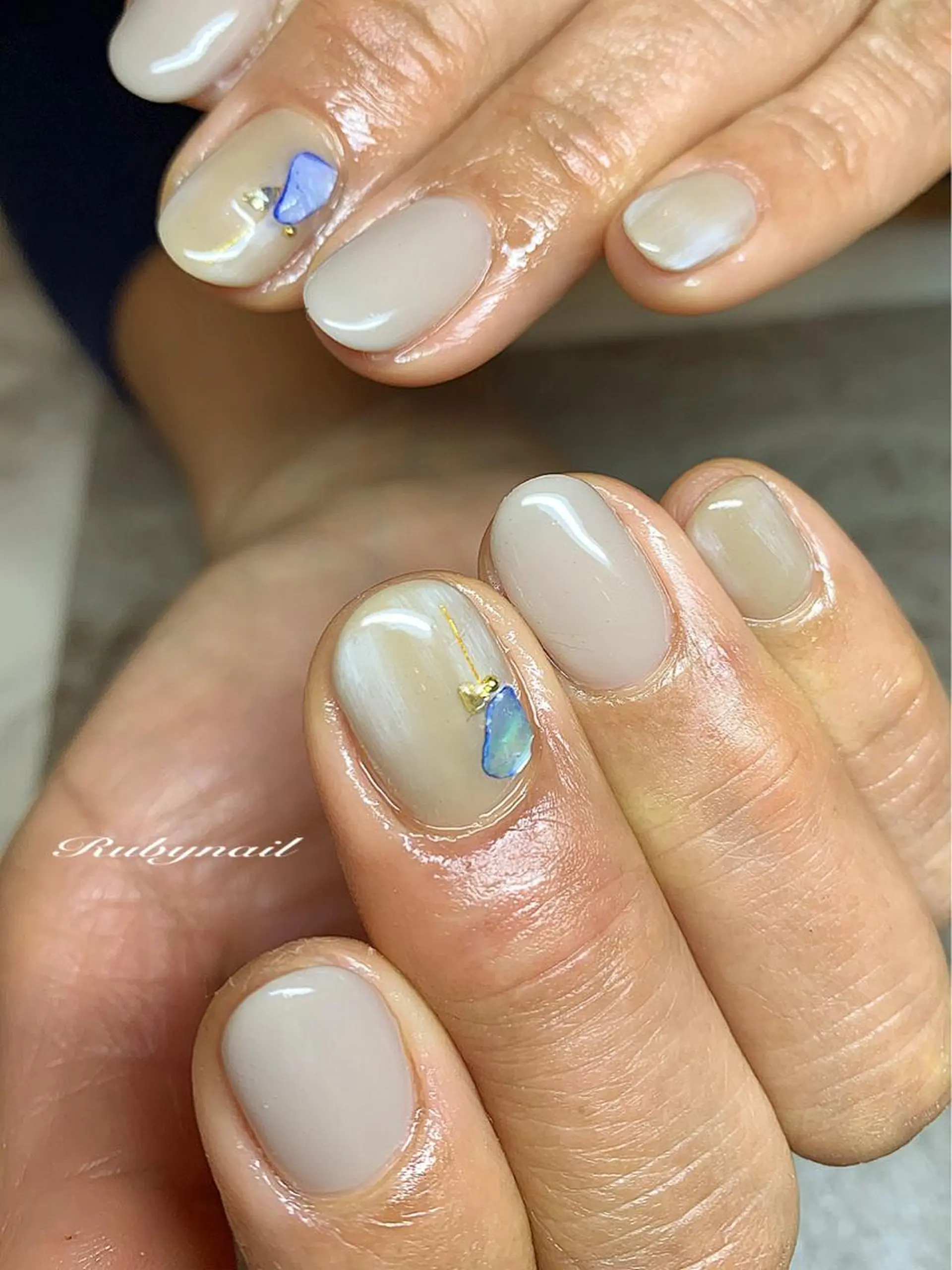 ネイル シンプルネイル Rubynail所属・プライベートサロン Rubynailのネイルデザイン