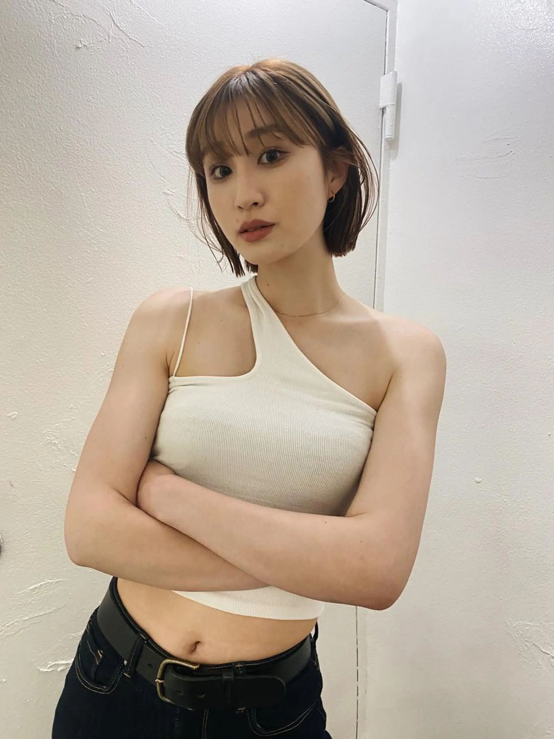 ショート ボブ ハイライト 髪質改善 韓国風ヘア レイヤーカット THE  AGATA TOKYO所属・外国人風パーマ/デザ インカット🦕✨アミのヘアスタイル