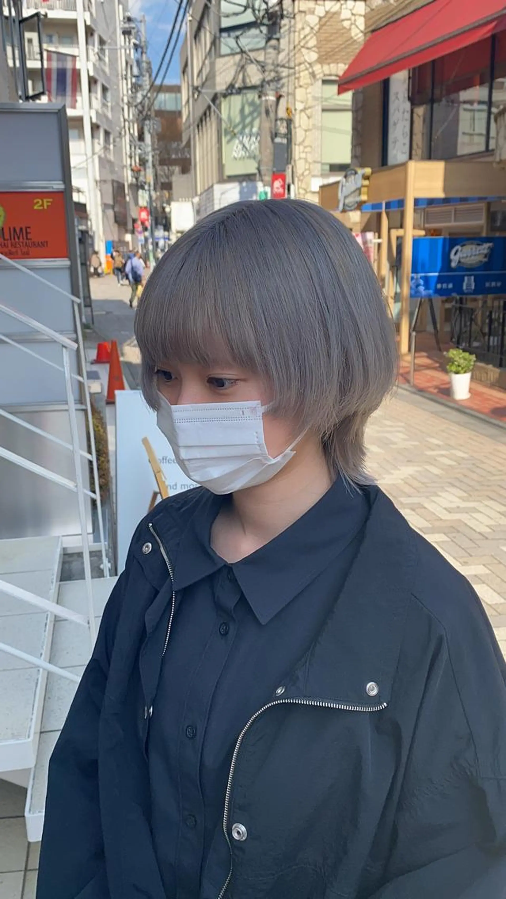 ショート カラー ヘアカラー トリートメント THESALONS所属・🤍ブリーチカラー /寄田龍樹🤍のヘアスタイル