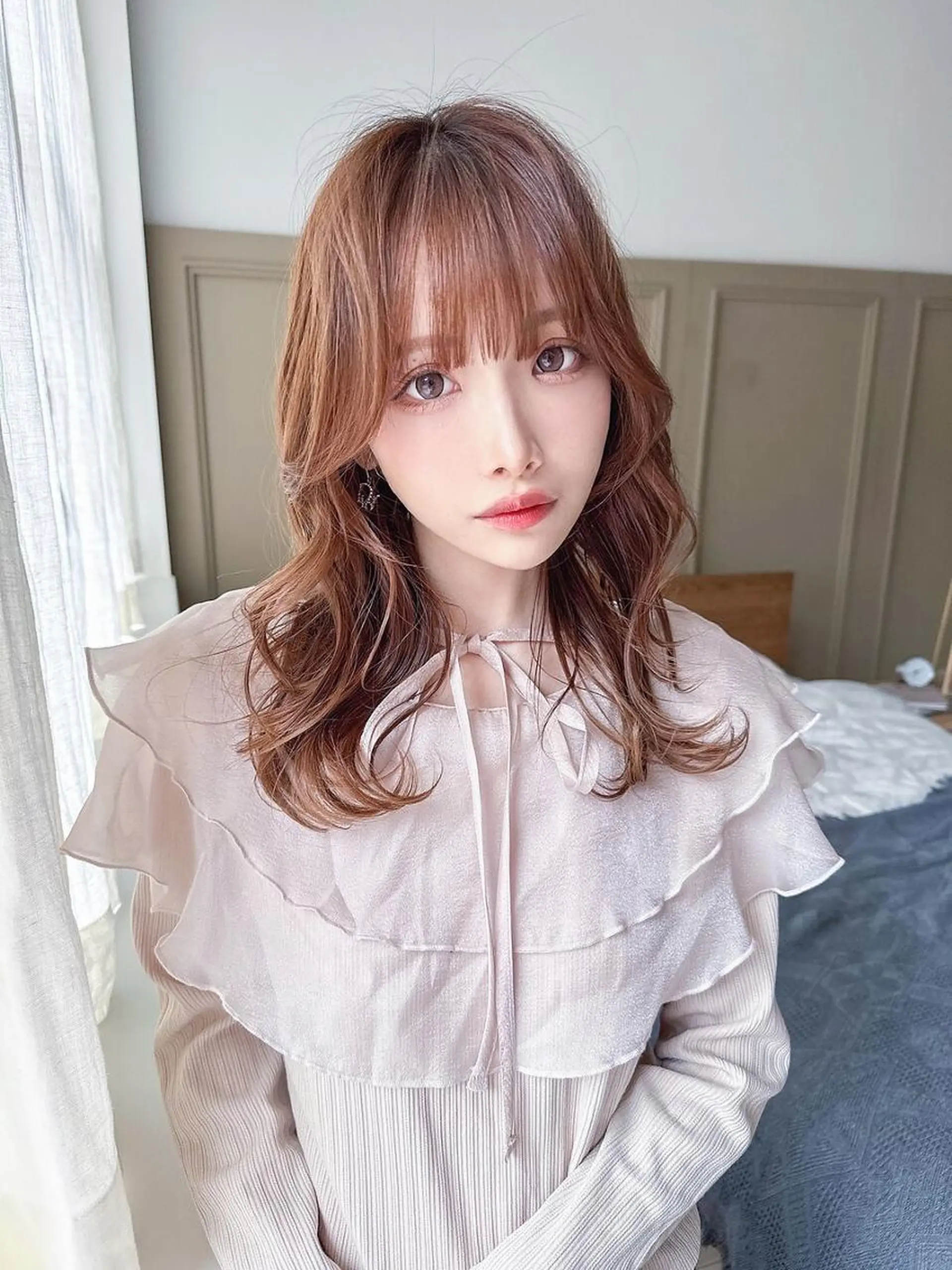 ロング カラー カット ヘアカラー ANGELICA 天理店のヘアスタイル