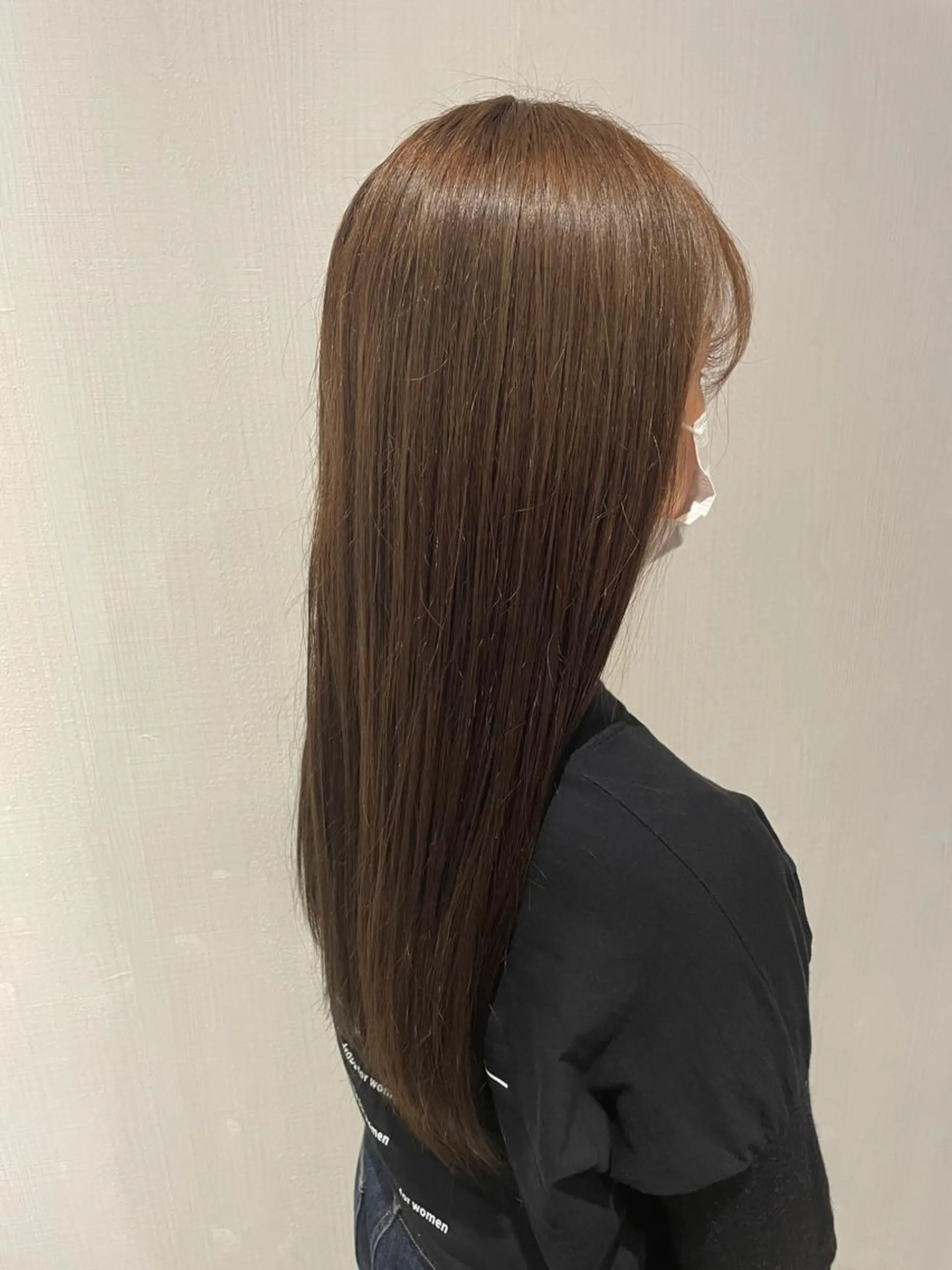 ロング カラー ベージュカラー 透明感カラー モカベージュ 学生 ナチュラル🧡可愛い MINAMIのヘアスタイル
