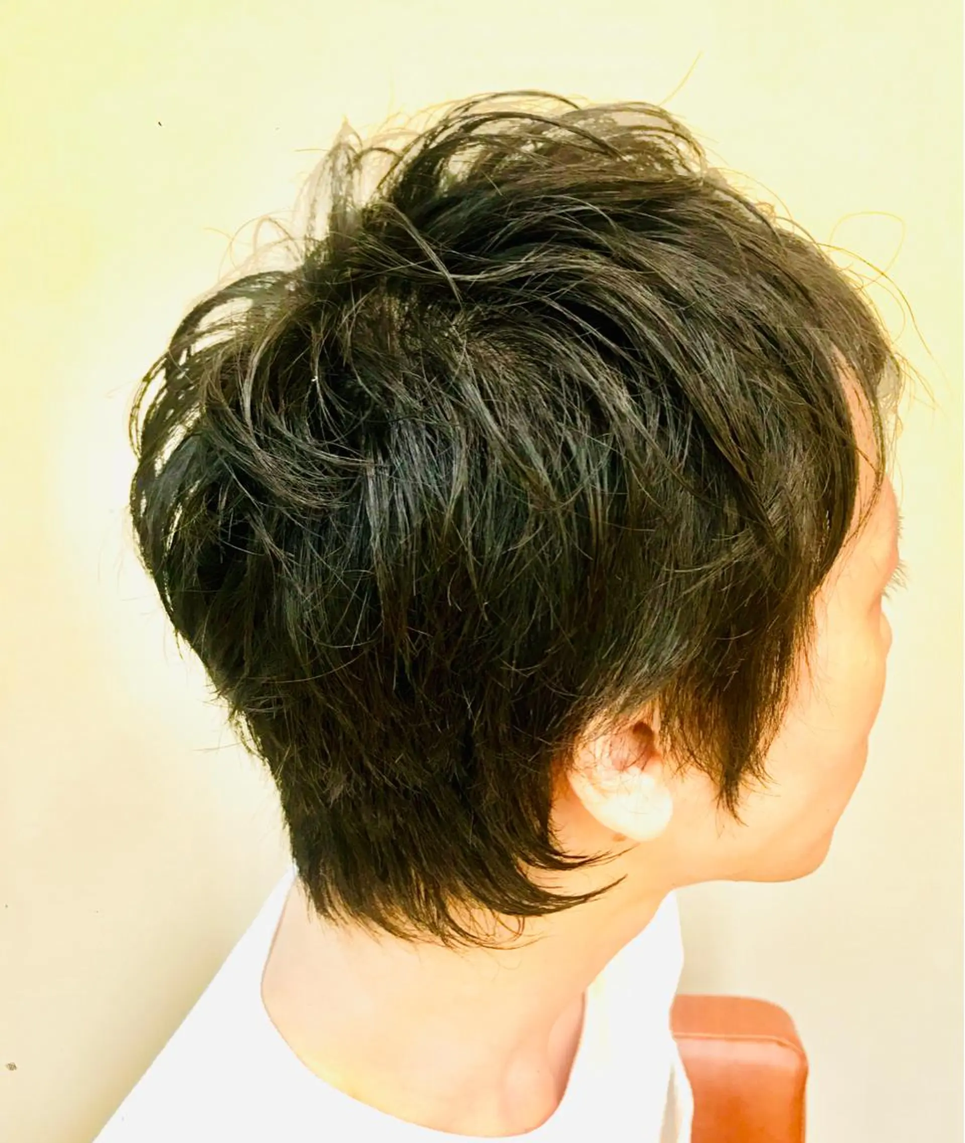 ミディアム ウルフカット 大野 あさみのヘアスタイル
