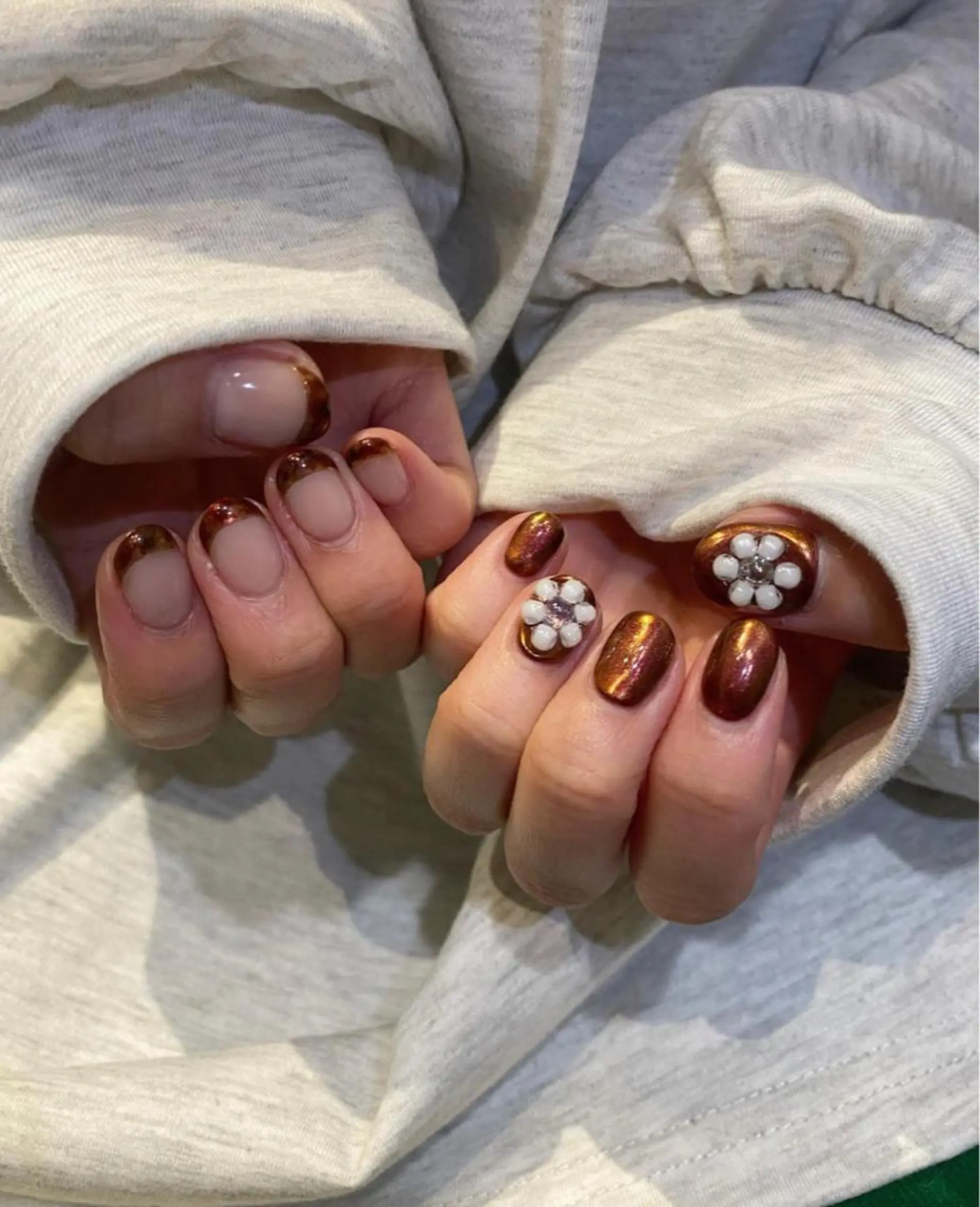 ネイル 持ち込み ニュアンスネイル ハンドネイル ハンドケア Charme. NOBUKOのネイルデザイン