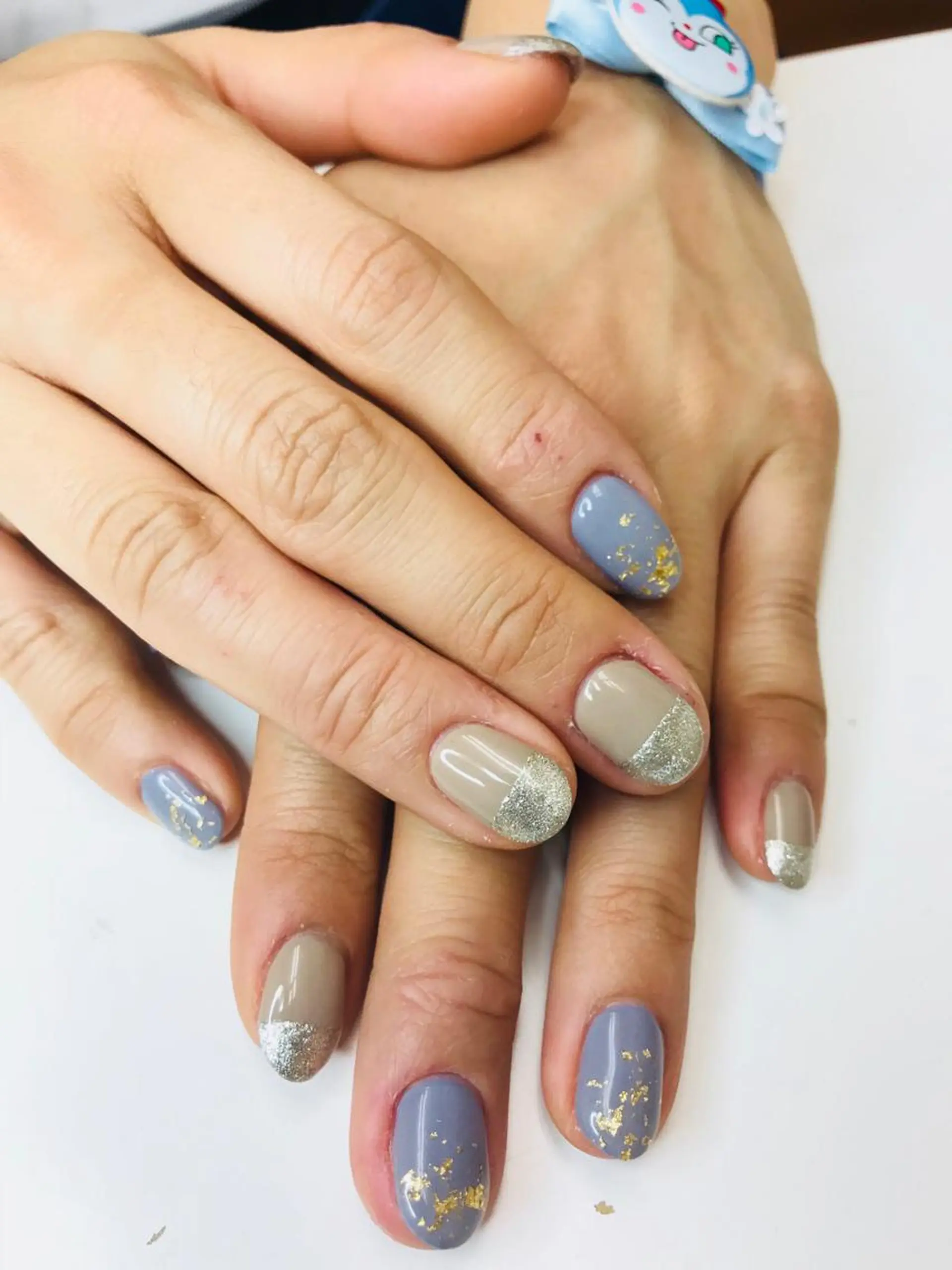 ロング パーマ ヘアアレンジ ネイル マツエク・マツパ Sunny side nailのネイルデザイン