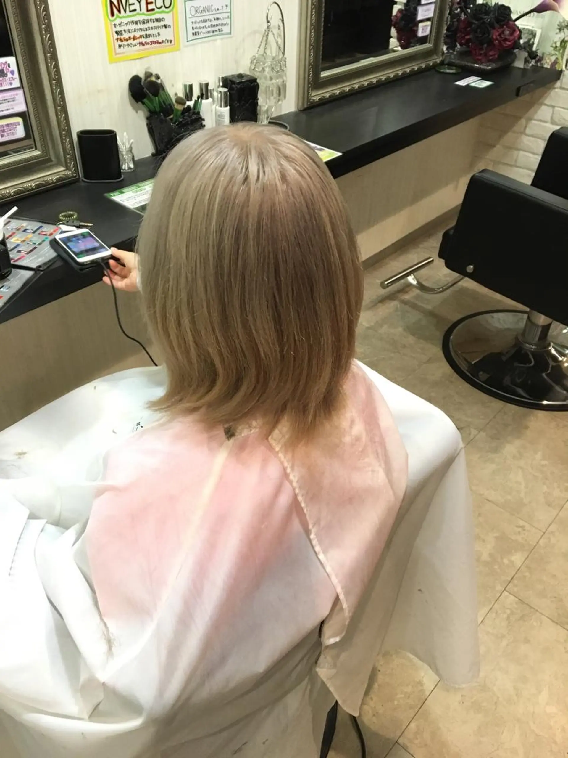 ショート カラー 💓シールエクステ for...のヘアスタイル
