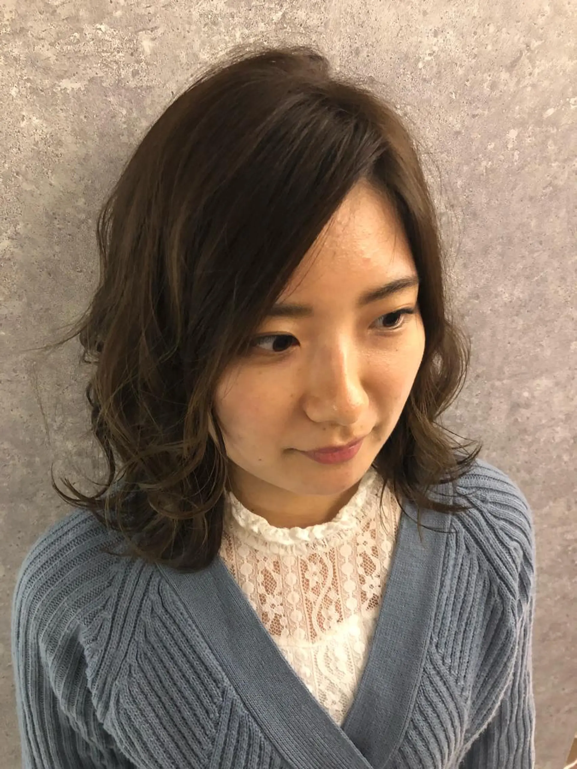 ミディアム 髪質改善縮毛矯正 リピートNo.1米倉のヘアスタイル