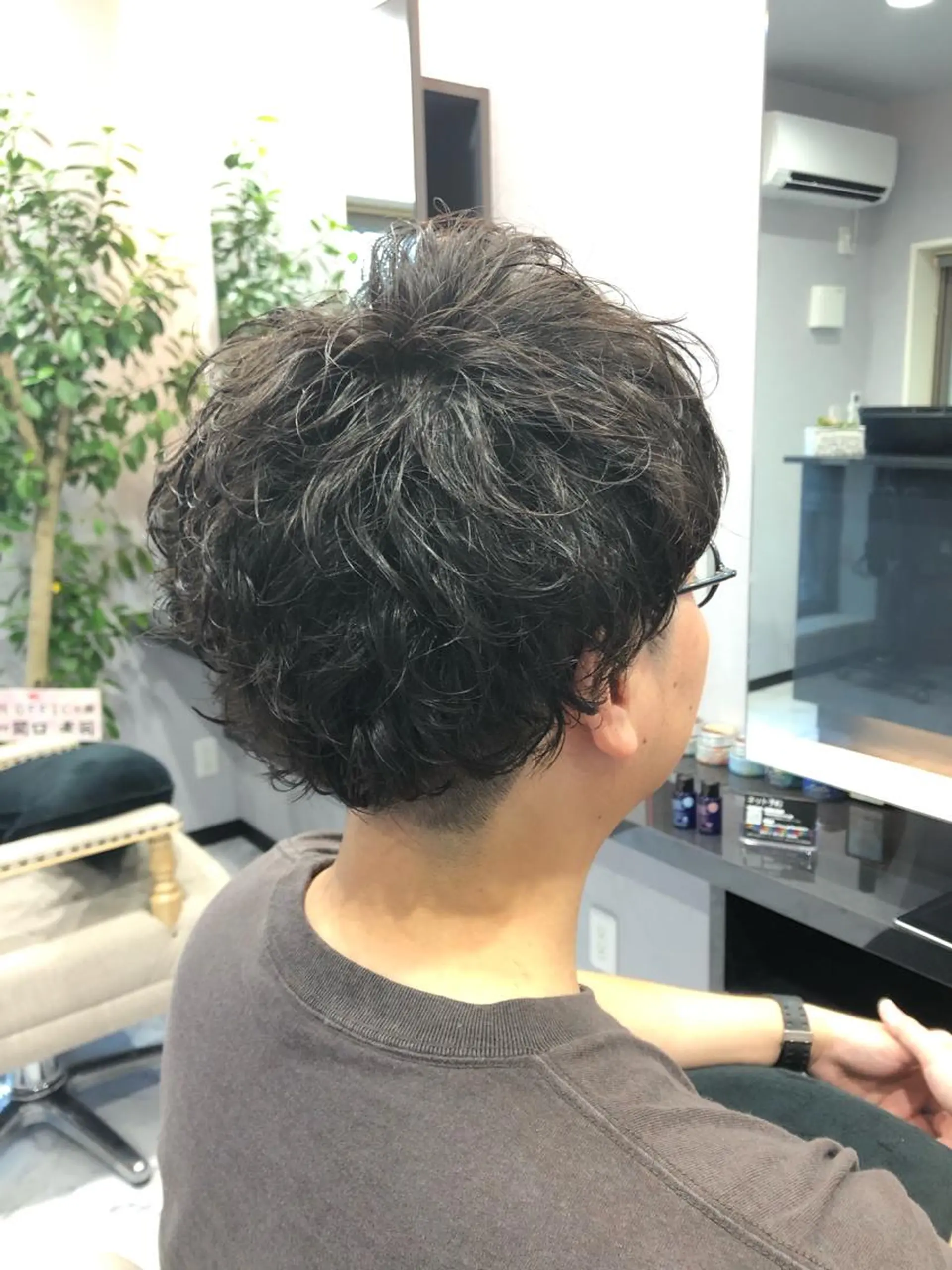 ショート パーマ メンズ カット パーマ FAVORE 【ファヴォーレ】のヘアスタイル