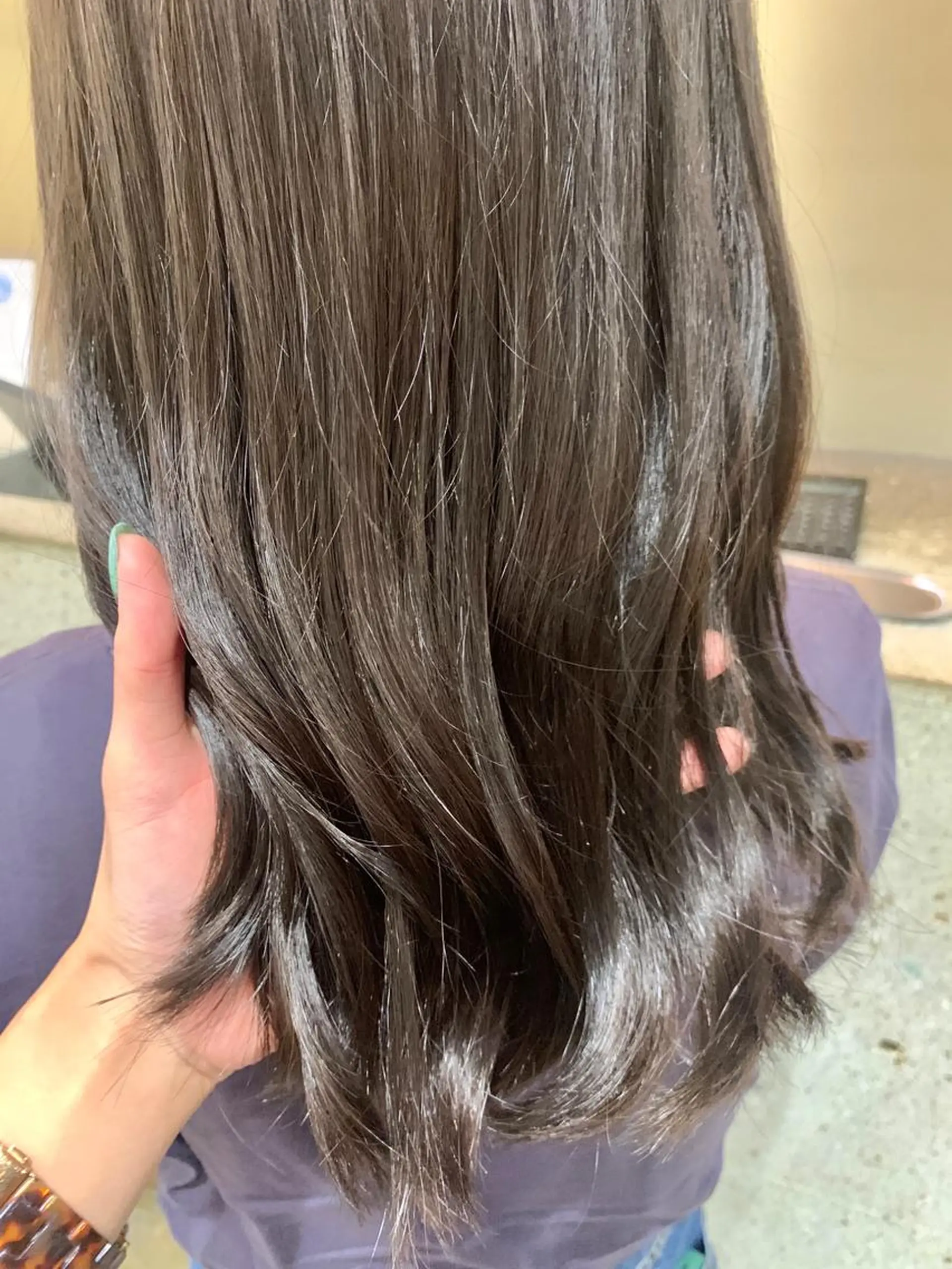 カラー ブラウンカラー ナチュラルブラウン カット ヘアカラー RIO .のヘアスタイル
