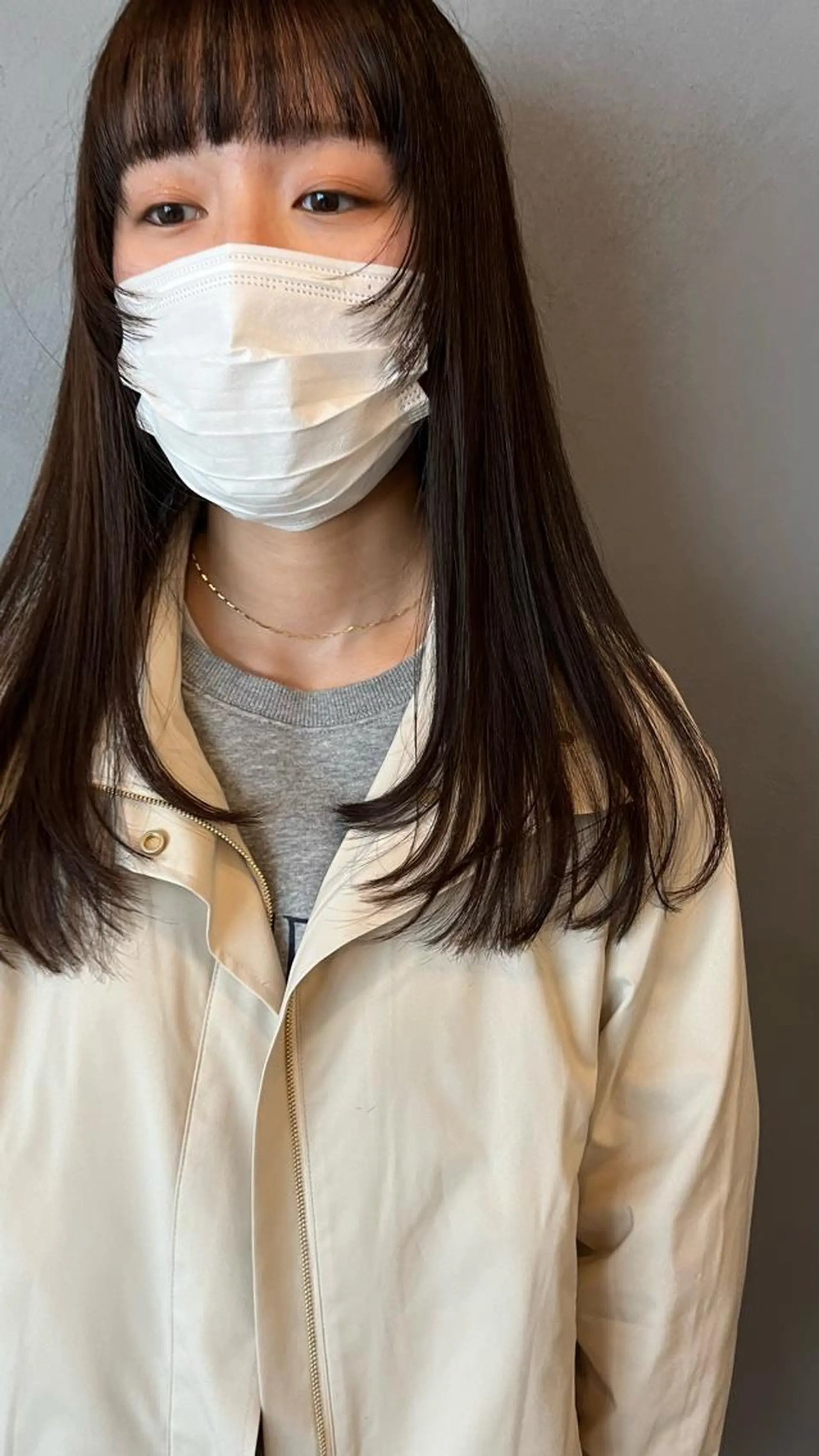 セミロング KOCHAB 中村穂風のヘアスタイル