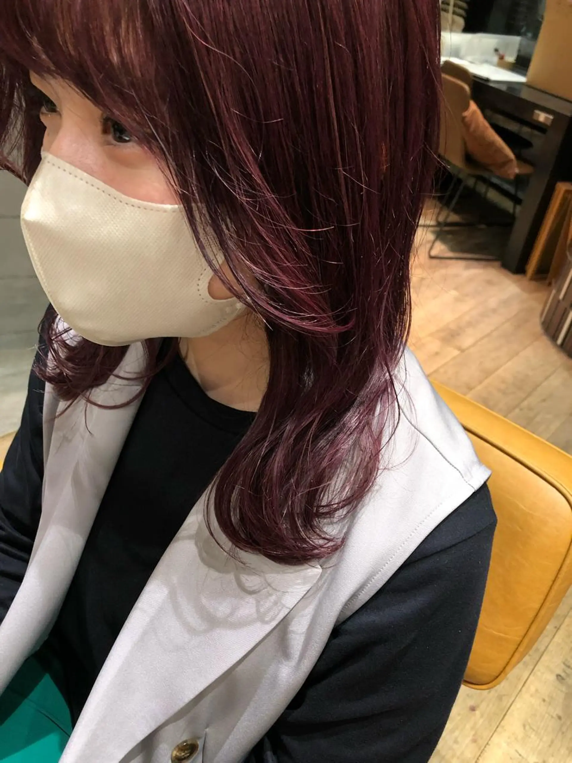 ミディアム MASHU  adobe(アドベ)店所属・カットモデル募集 🍊YUIのヘアスタイル