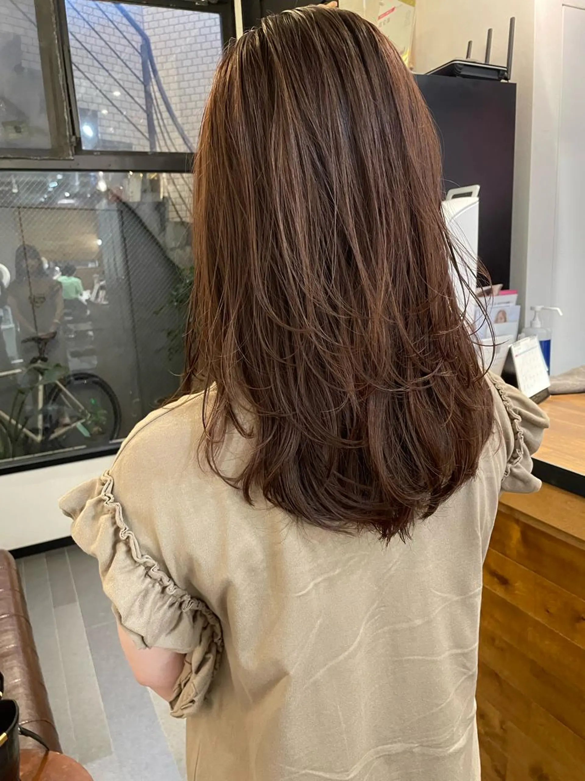 セミロング カラー ヘアアレンジ Stir maison[ステアメゾン]所属・layer cut /MIKUのヘアスタイル