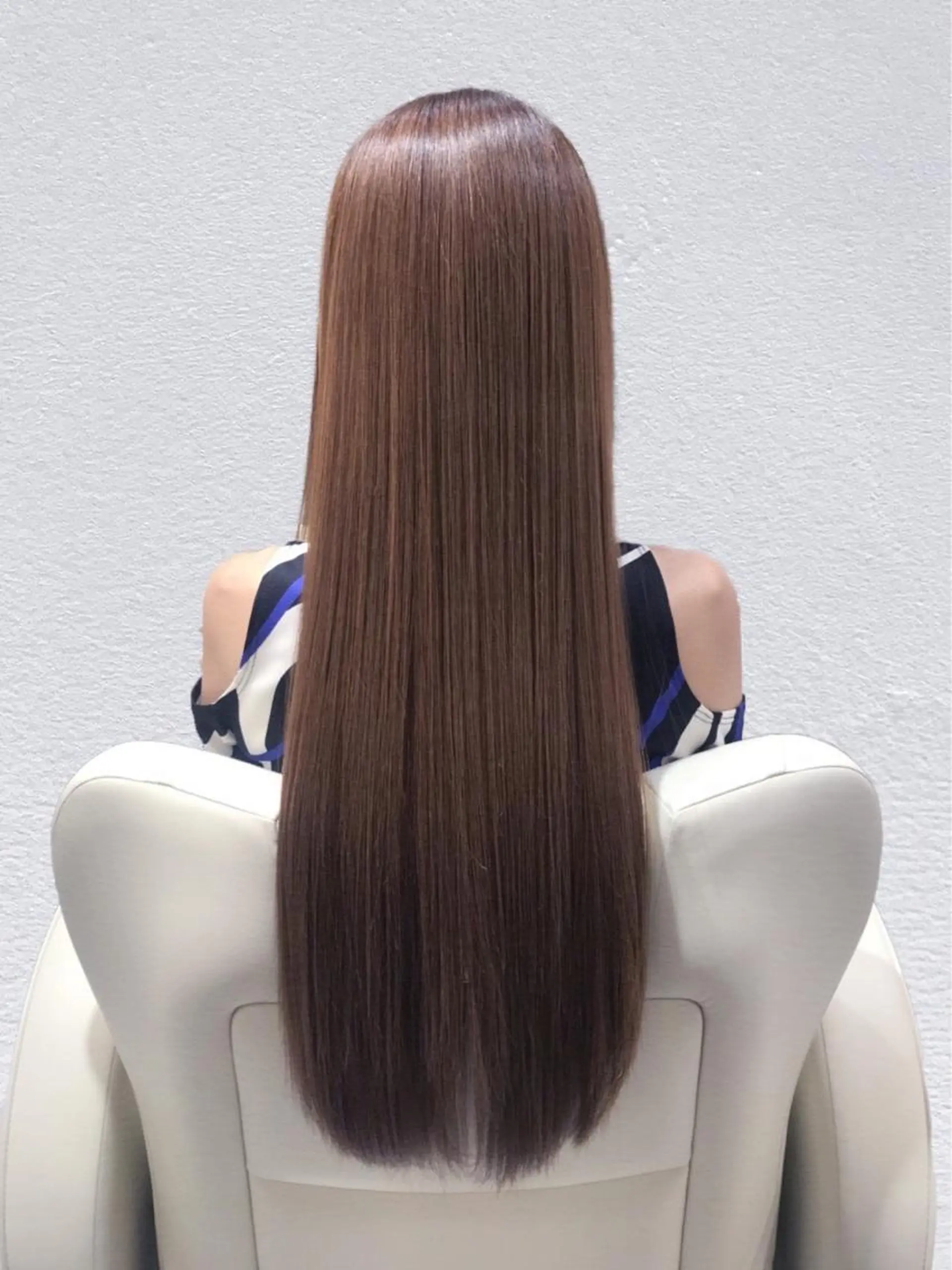 ロング 縮毛矯正 N°number大分 ナンバーmikotoのヘアスタイル