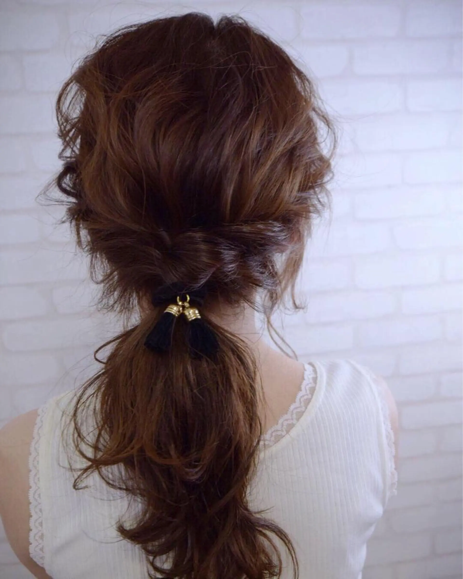 セミロング ヘアアレンジ ヘアセット カルラ　蒲田店所属・大久保寿高✨ なりたい色を叶える✨のヘアスタイル