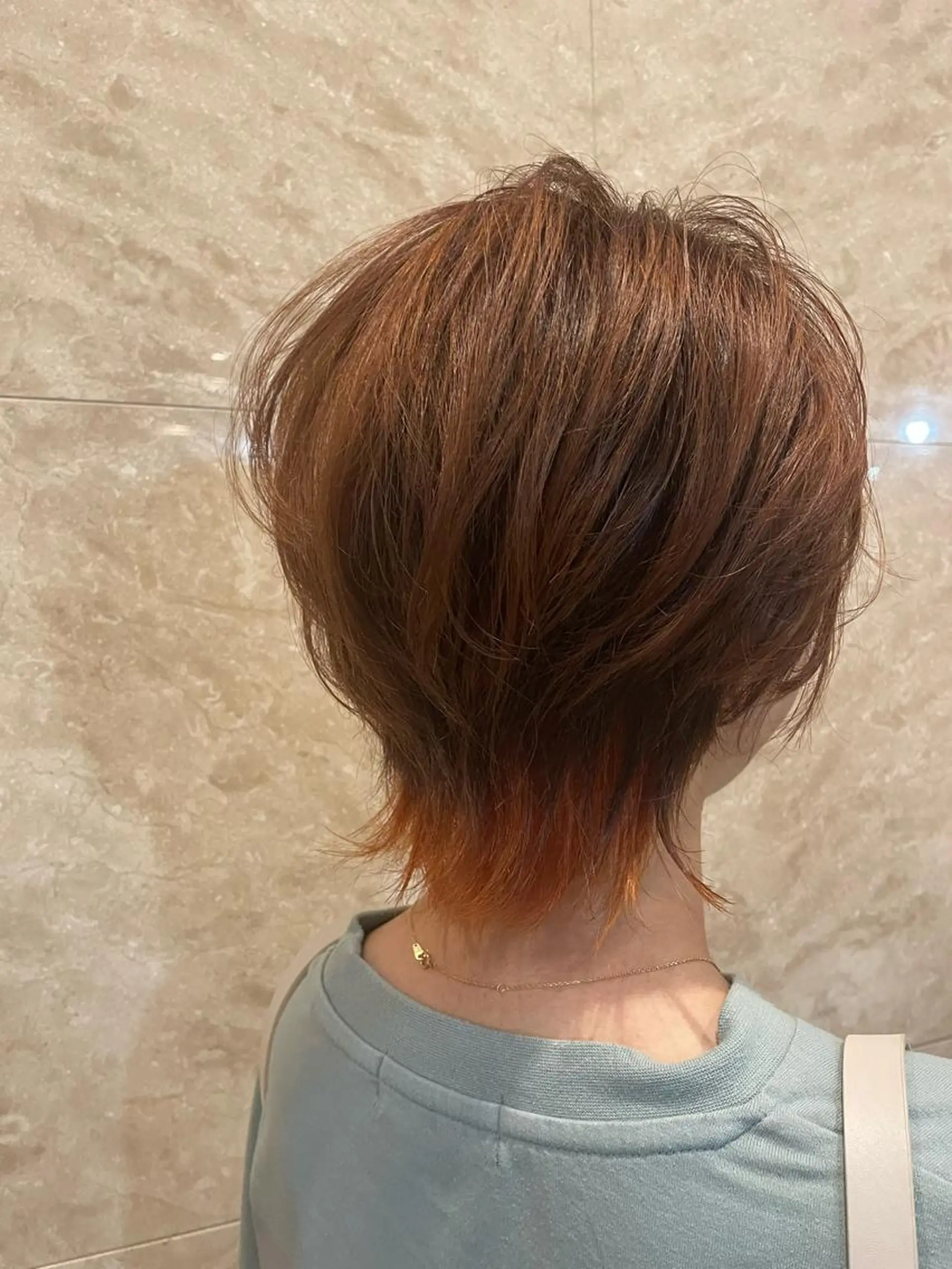 セミロング カラー ヘアカラー トリートメント 🍓 JURiA 🍓のヘアスタイル