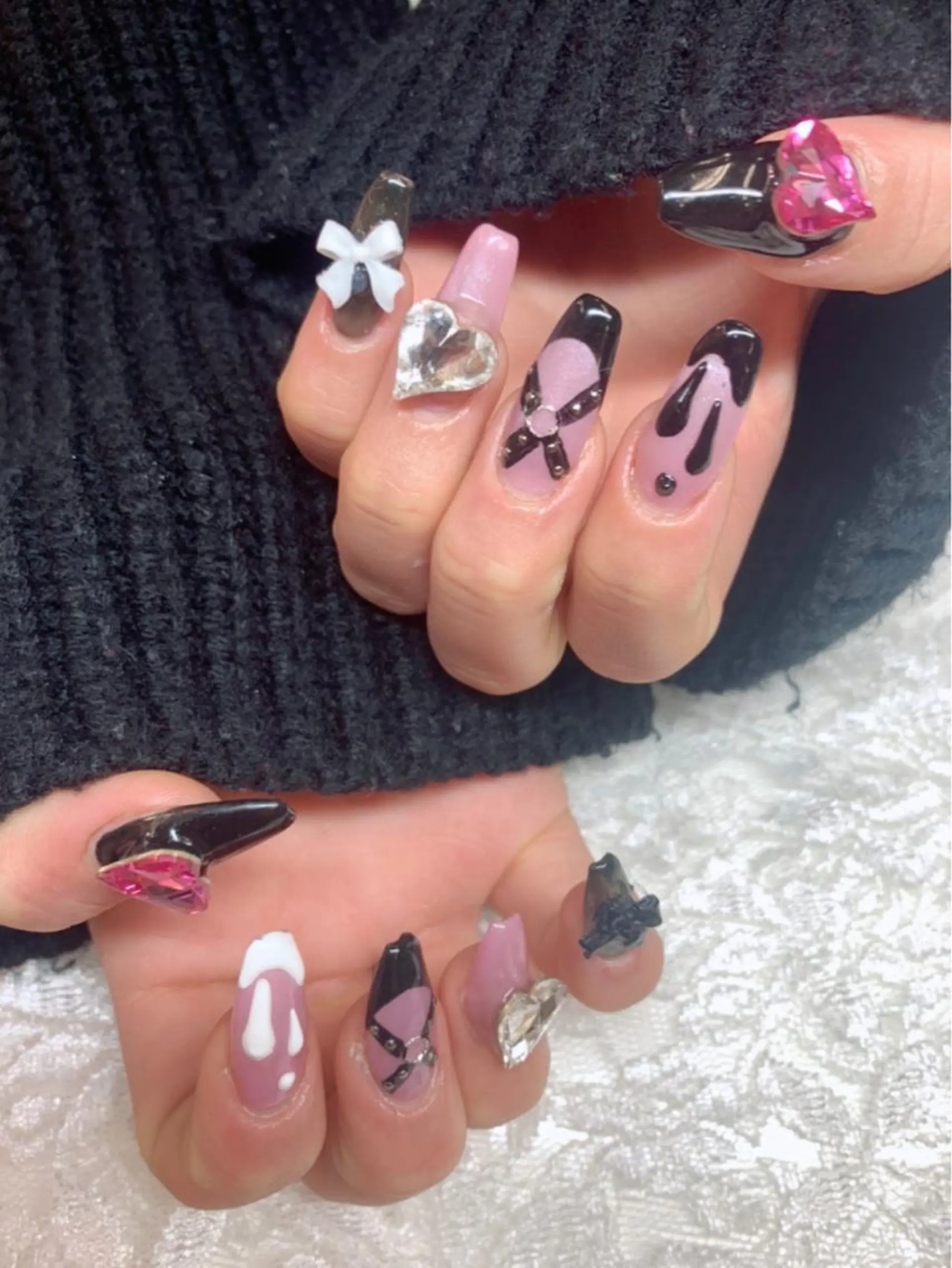 ネイル ロングネイル スカルプネイル T. kayoのネイルデザイン