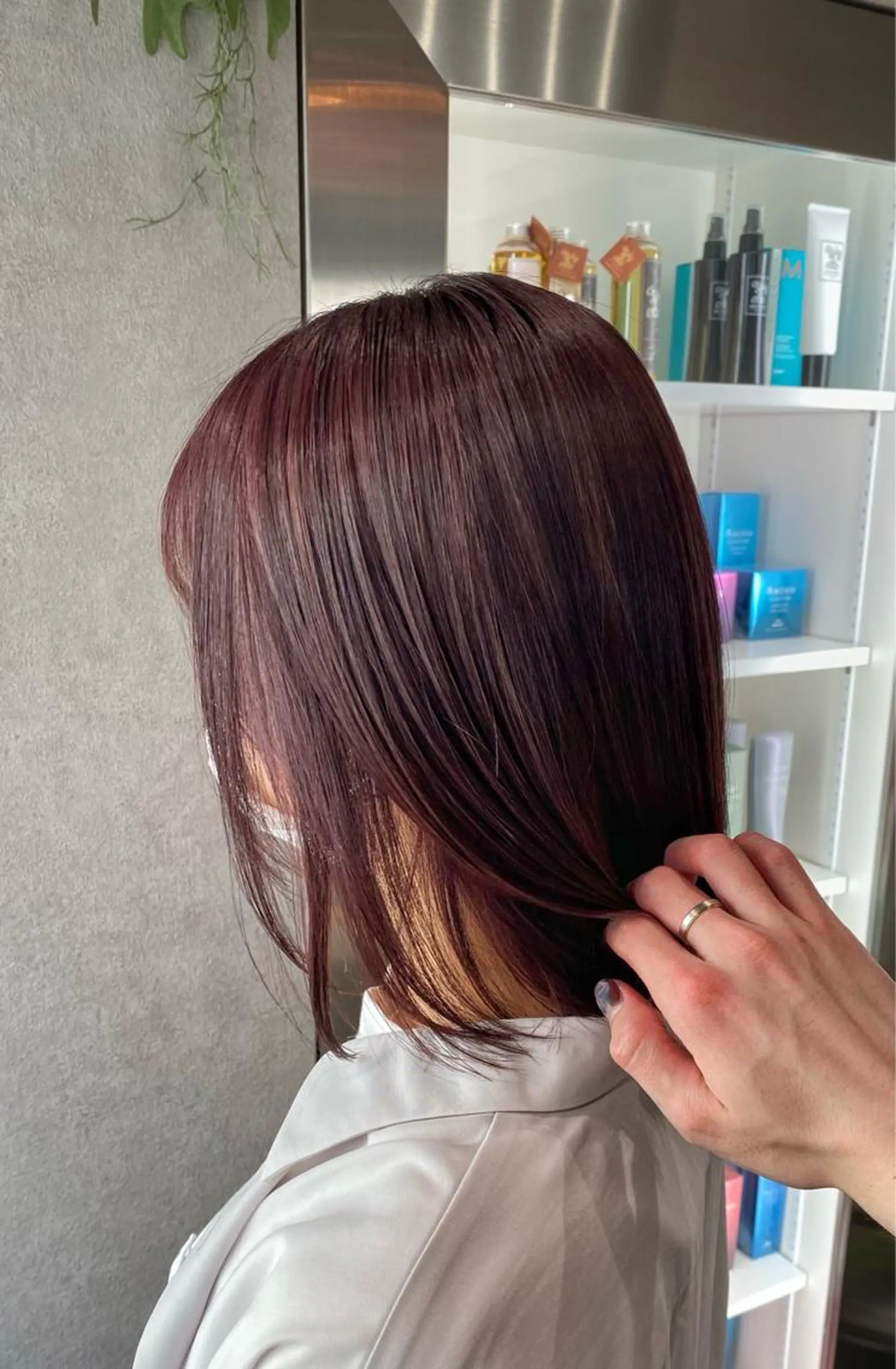 ミディアム カラー ヘアカラー お洒落カジュアル🍃 まなとのヘアスタイル