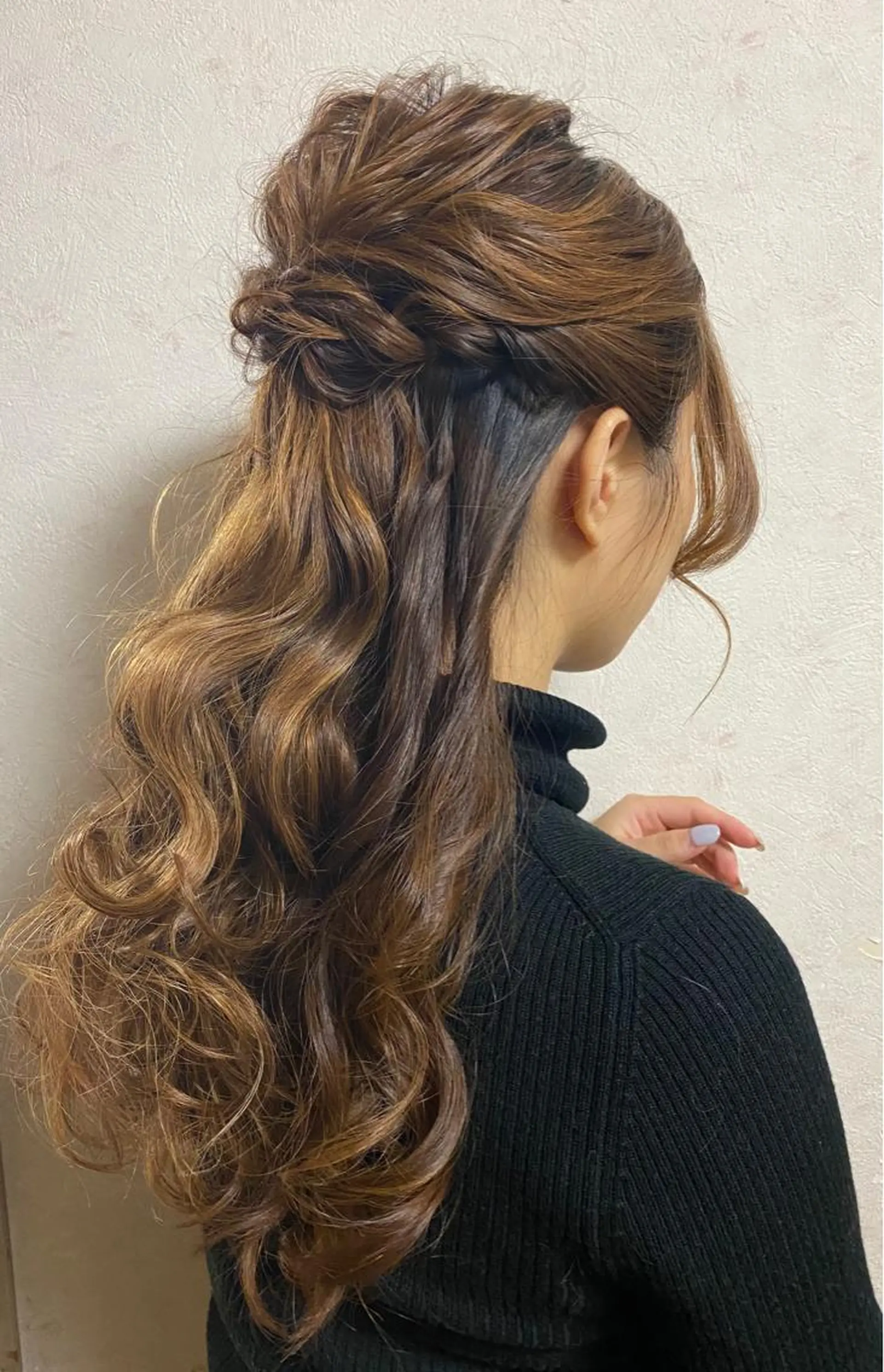 ロング ヘアアレンジ ハーフアップ 💫お呼ばれヘア💫 髪質改善✨トモエ市川のヘアスタイル