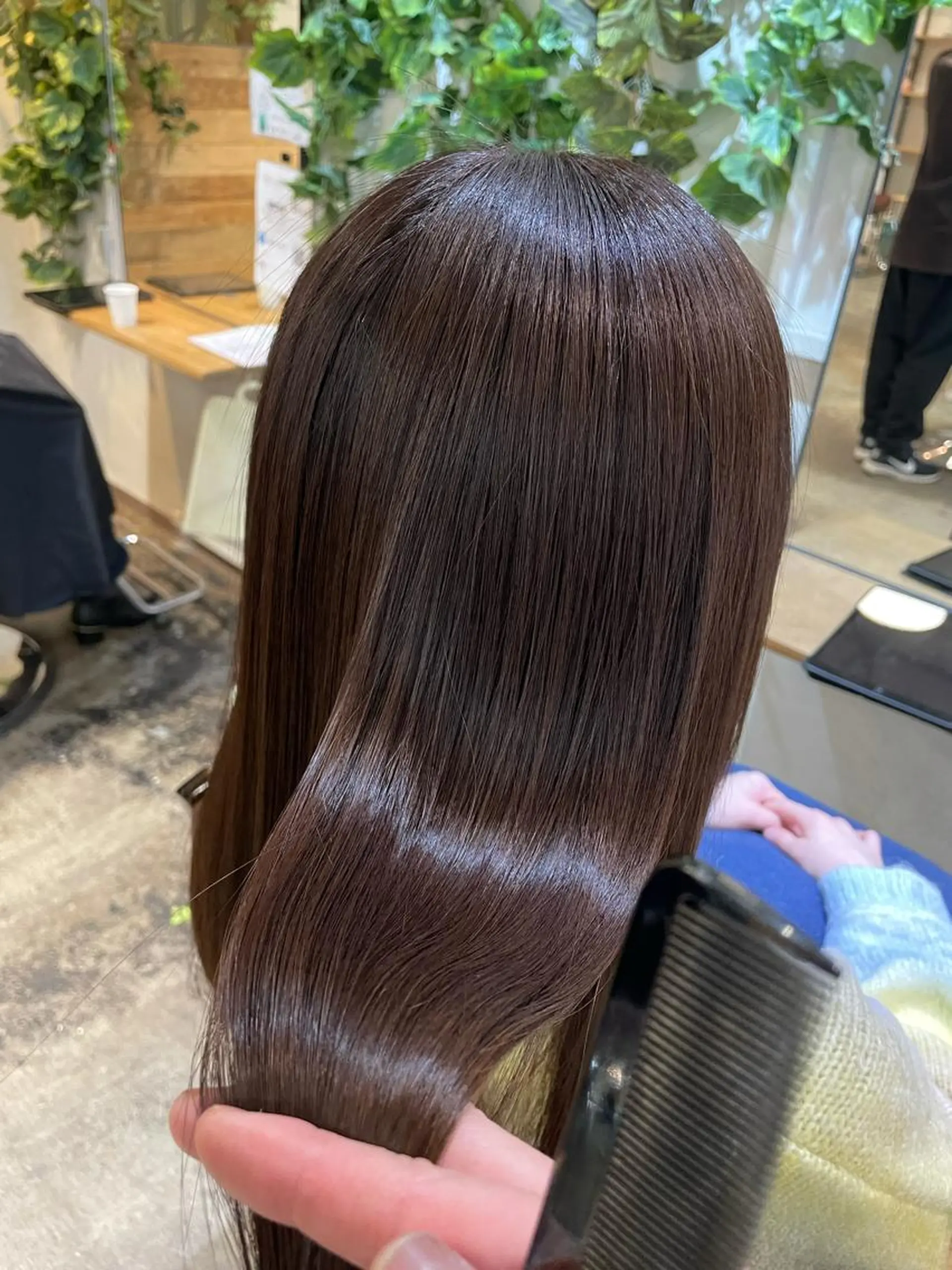 ロング カラー 髪質改善 トリートメント 酸性ストレート 酸熱トリートメント 野村直希 NAOKIのヘアスタイル