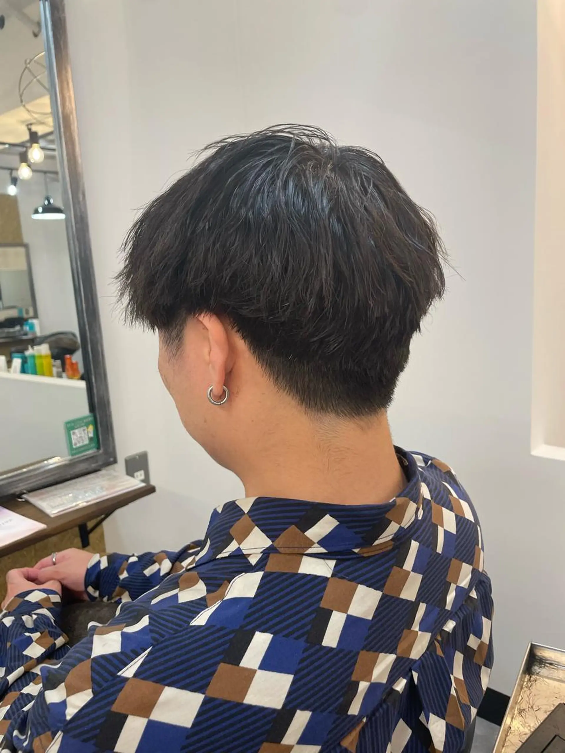 ショート メンズ カット ヘッドスパ メンズパーマ屋さん /yuki☃️💭のヘアスタイル
