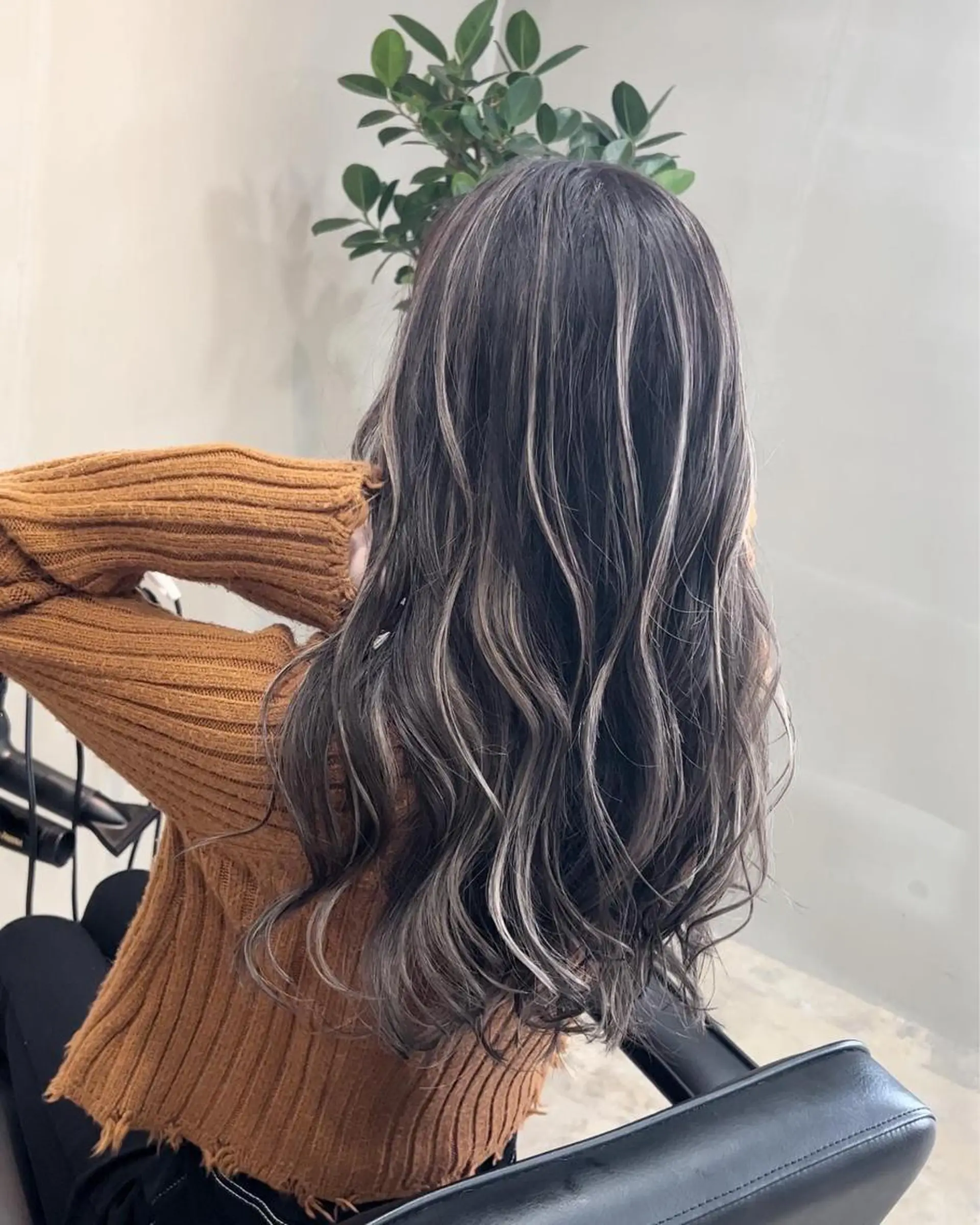 ロング カラー カット ヘアカラー トリートメント lafith hair leco所属・西金 徹のヘアスタイル