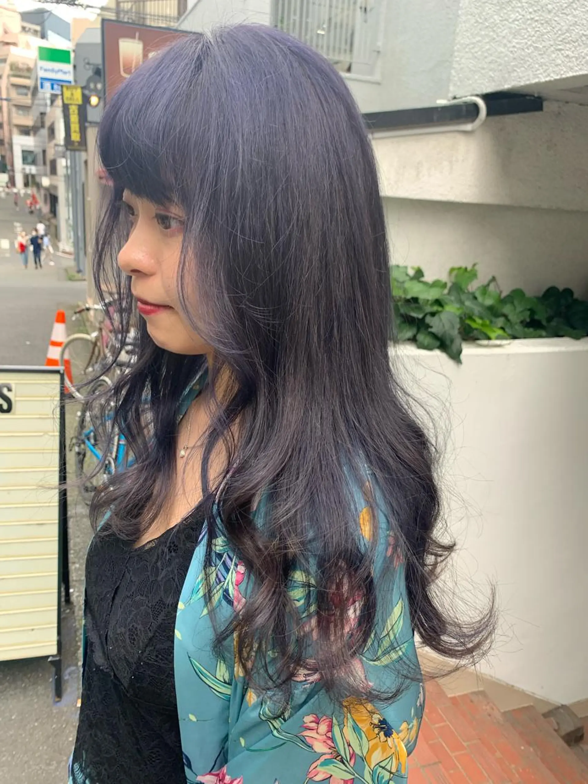 ロング カラー ヘアアレンジ ニュアンスハイトーン 🌙サイダサキのヘアスタイル