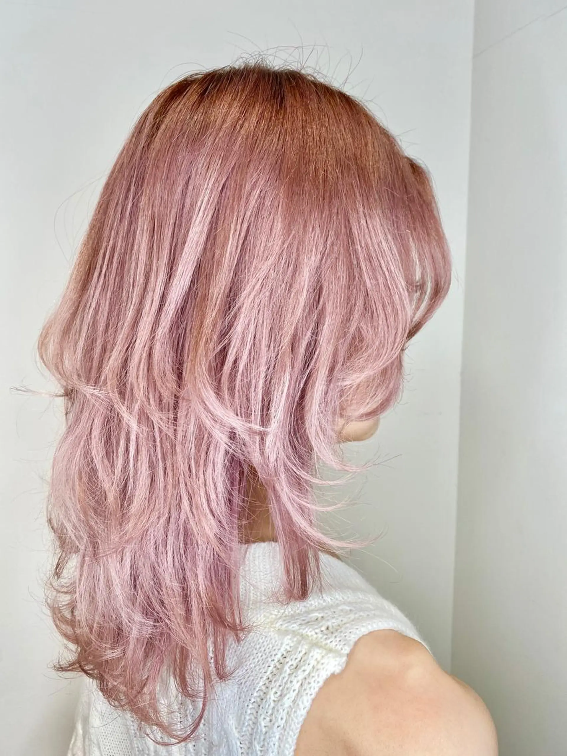 ロング カラー ピンクカラー ヘアカラー KEN KENのヘアスタイル