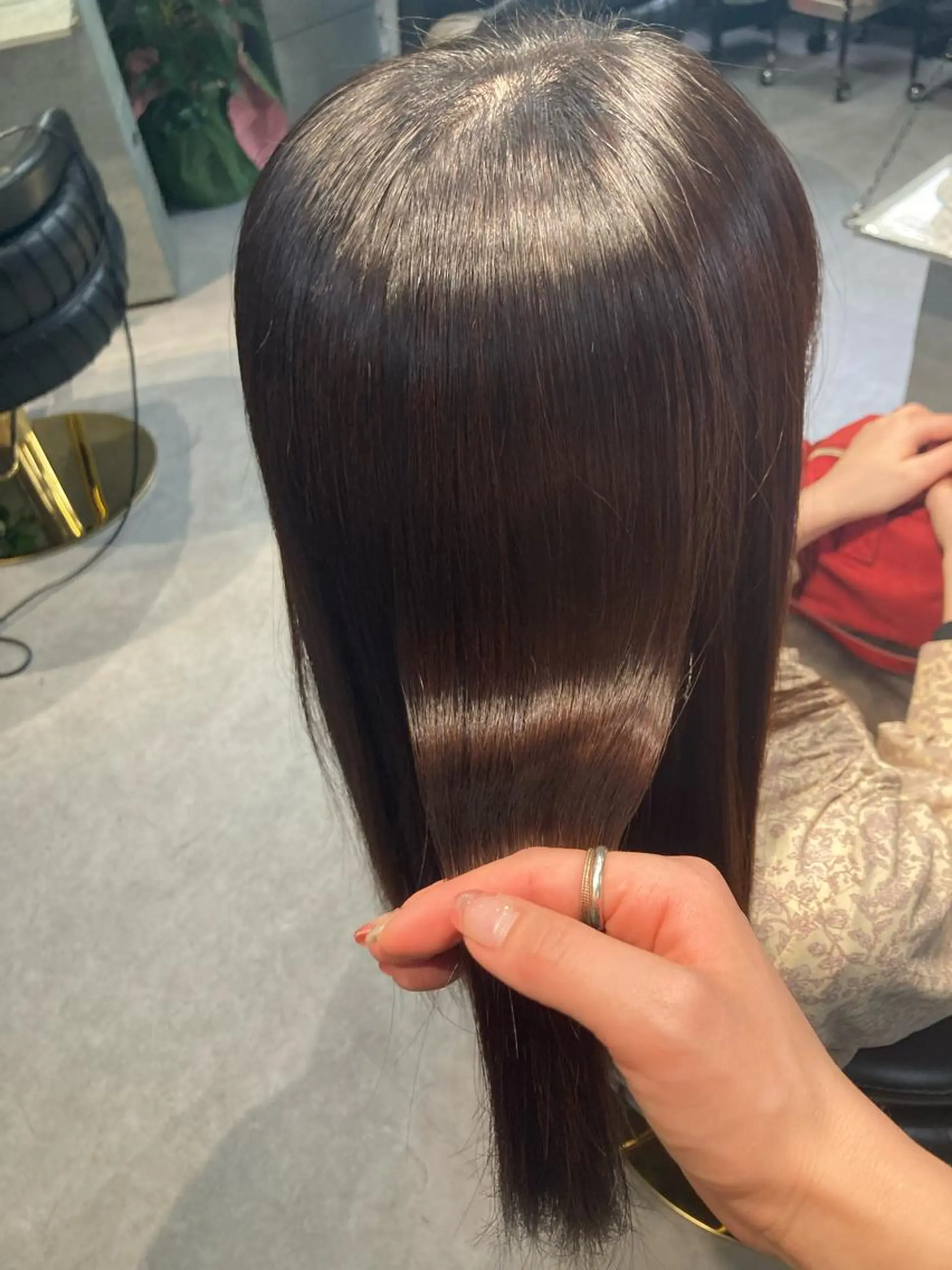 ロング 縮毛矯正 髪質改善☺︎縮毛矯正 ふじい まりんのヘアスタイル