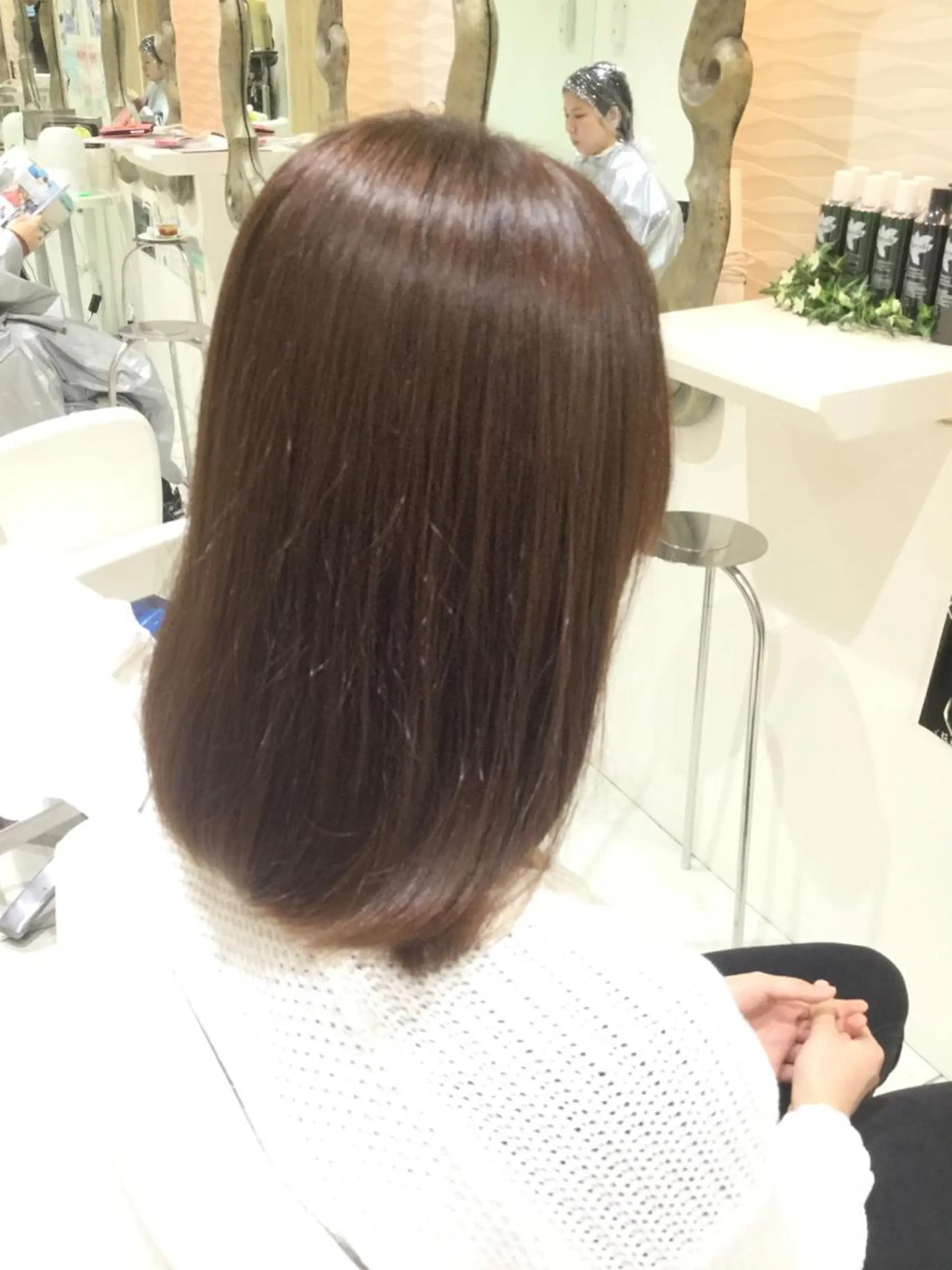 ミディアム カラー カット ヘアカラー 松吉 純平のヘアスタイル