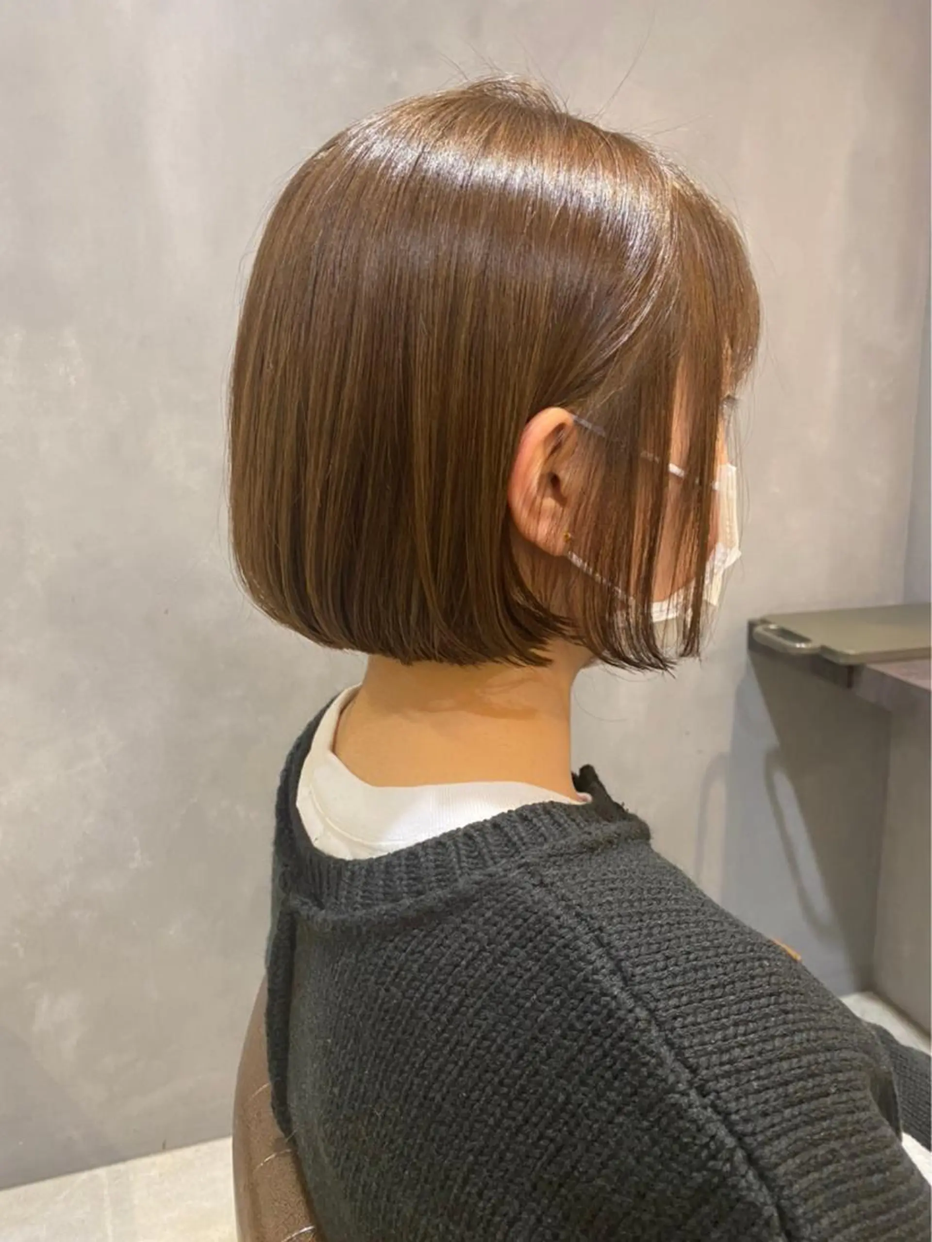 ショート ボブ カット ヘアカラー 髪質改善 美髪縮毛矯正・坂田のヘアスタイル