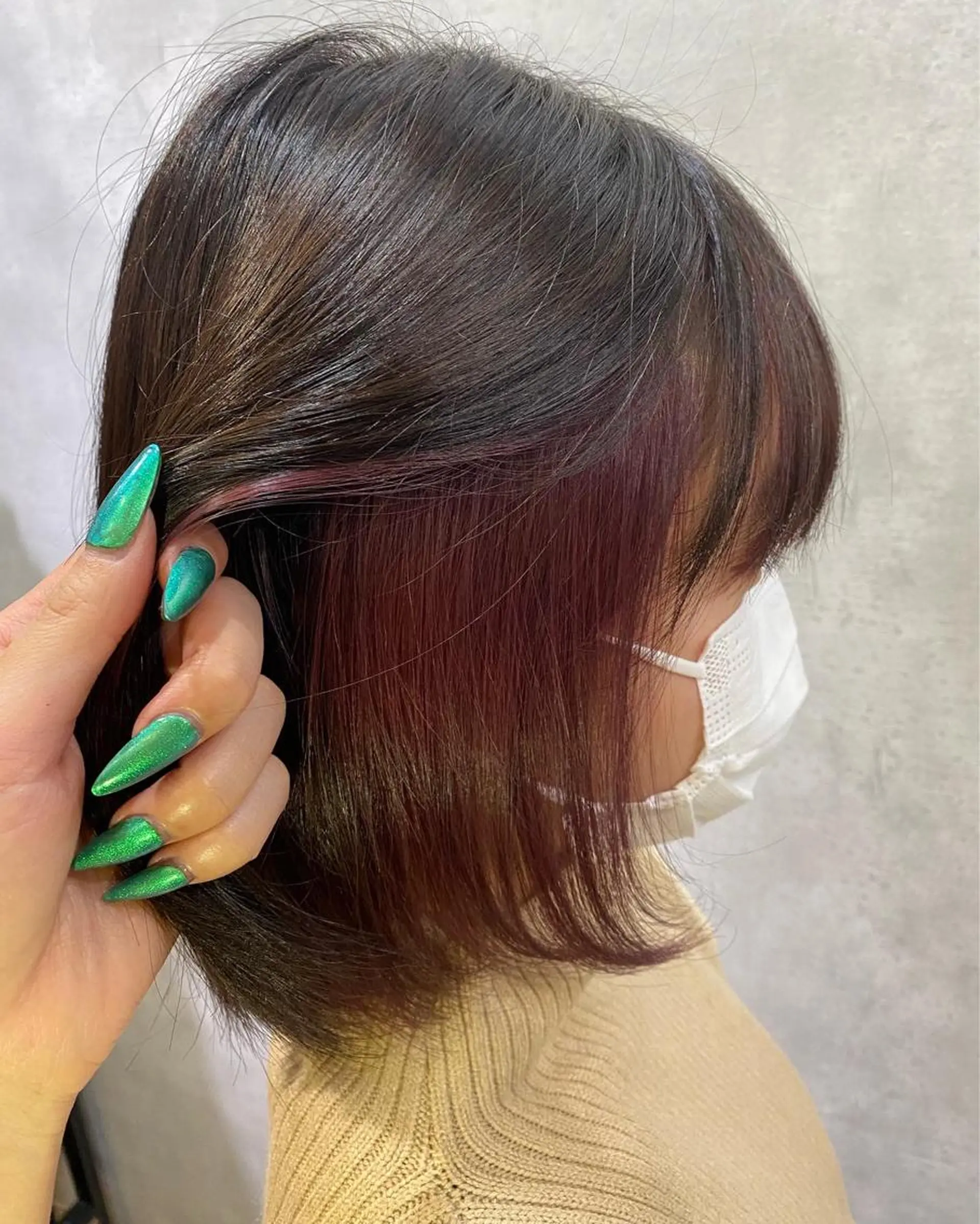 ミディアム ヘアカラー ROSEL 沢津橋  楓のヘアスタイル