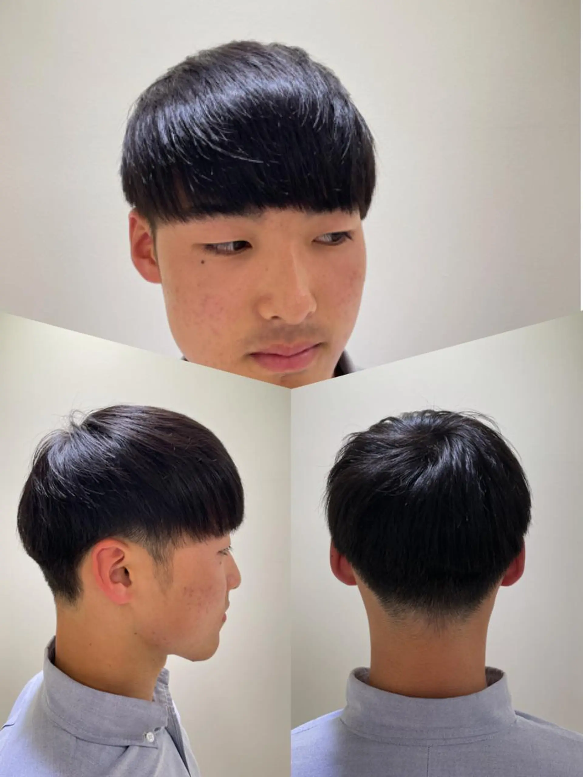 ミディアム メンズ メンズ韓国風 韓国マッシュ マッシュ 韓国風ヘア カット指名No1漆原 聡のヘアスタイル