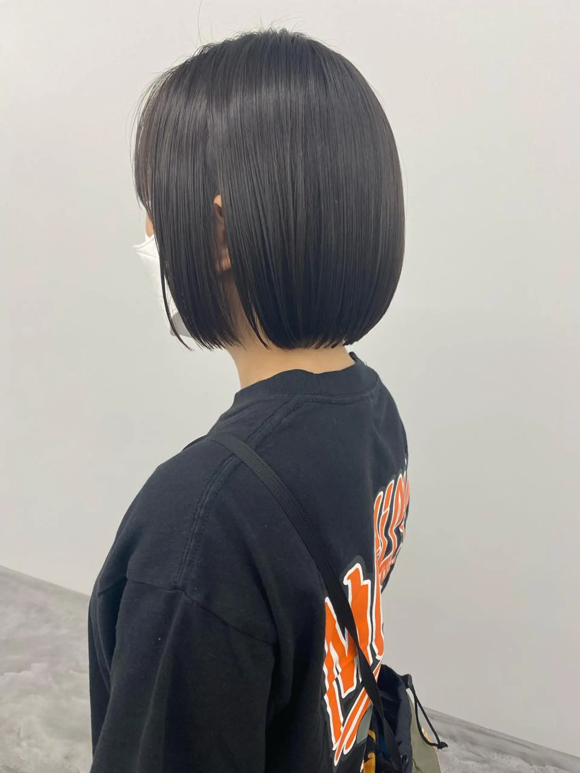 ショート ボブ カット ヘアカラー トリートメント 寒河江 友花のヘアスタイル