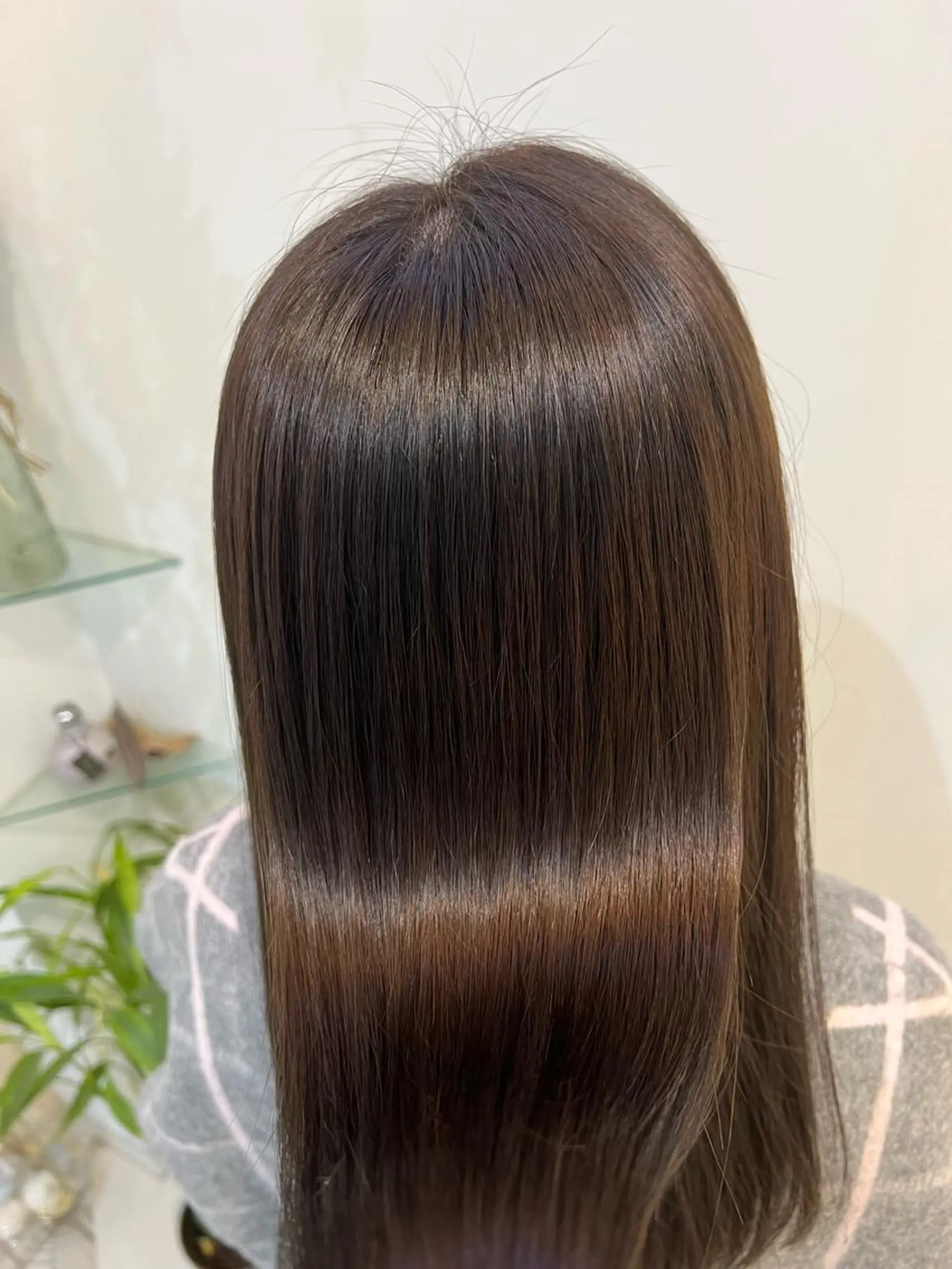 ロング カラー ブリーチしない暖色 カラー🥀杉 優菜のヘアスタイル