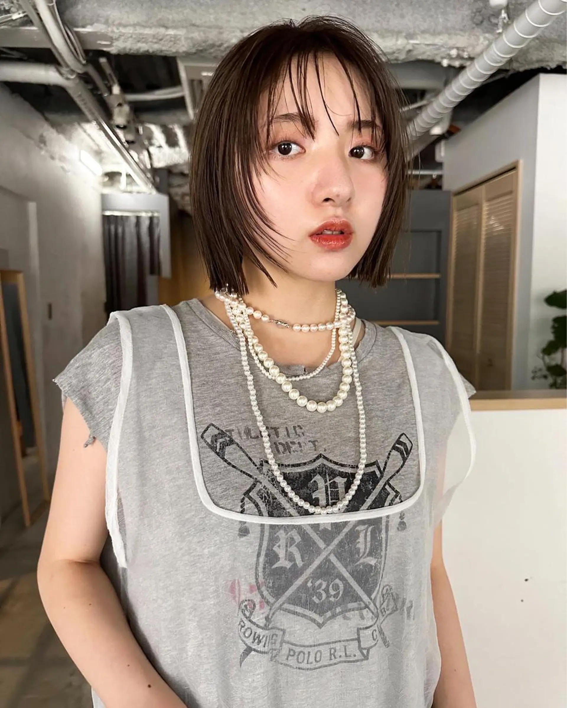 ミディアム 透明感カラー🥣 大平優香のヘアスタイル