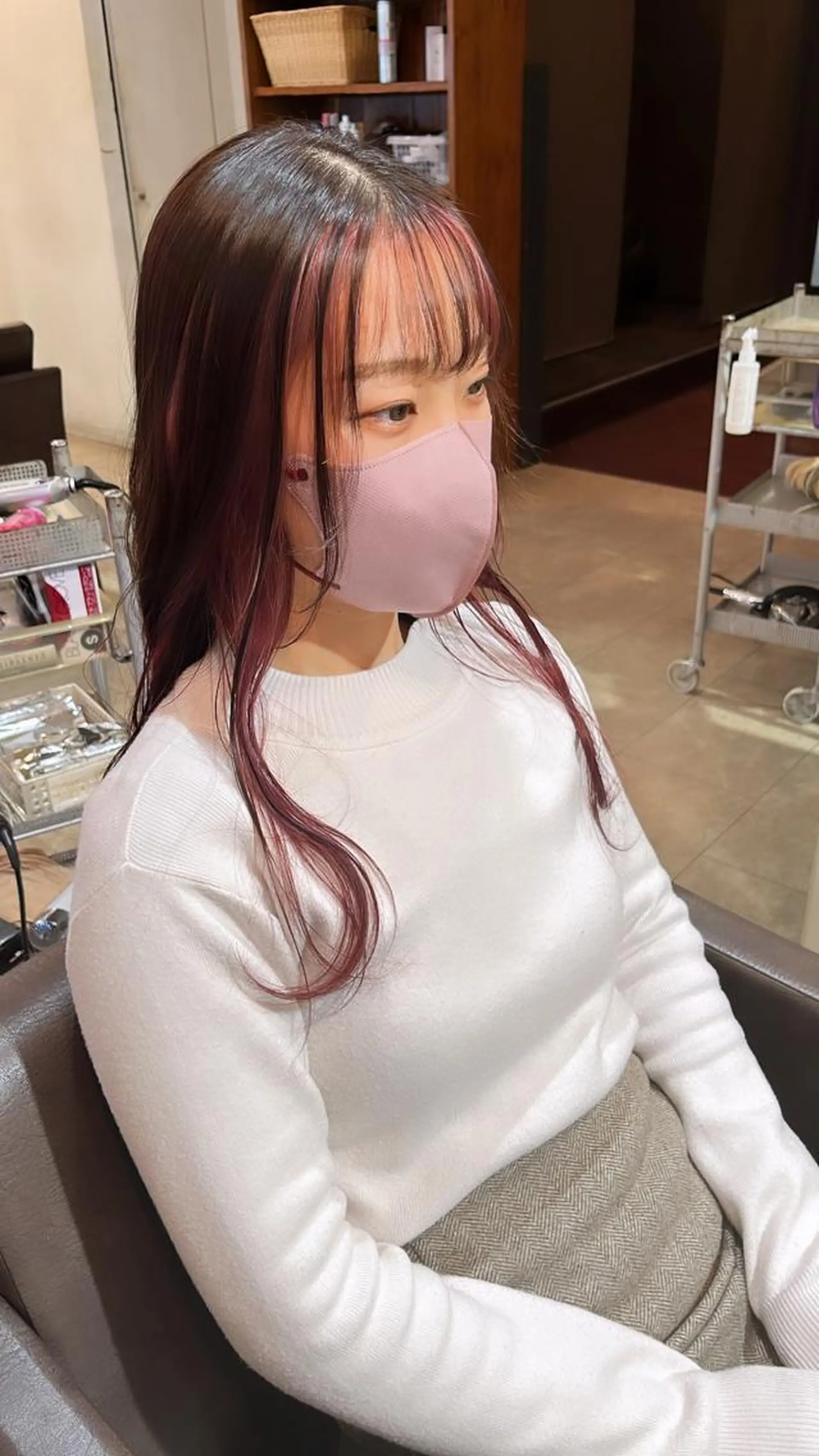 ロング カラー ヘアカラー トリートメント 髪質改善･縮毛矯正 特化･ユウシンのヘアスタイル
