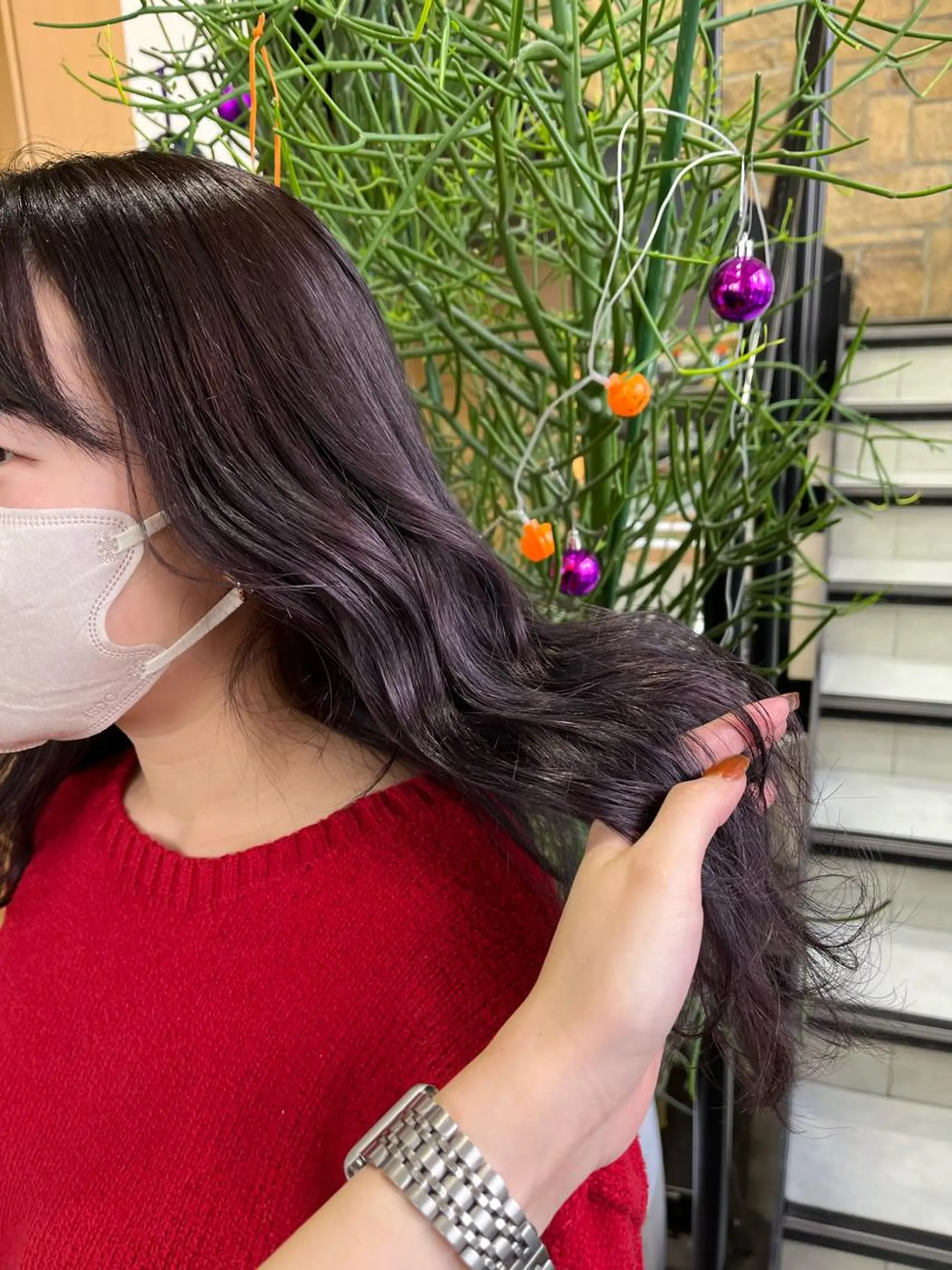 カラー ヘアカラー トリートメント 海外girl🤎 透明感ベージュmaoのヘアスタイル