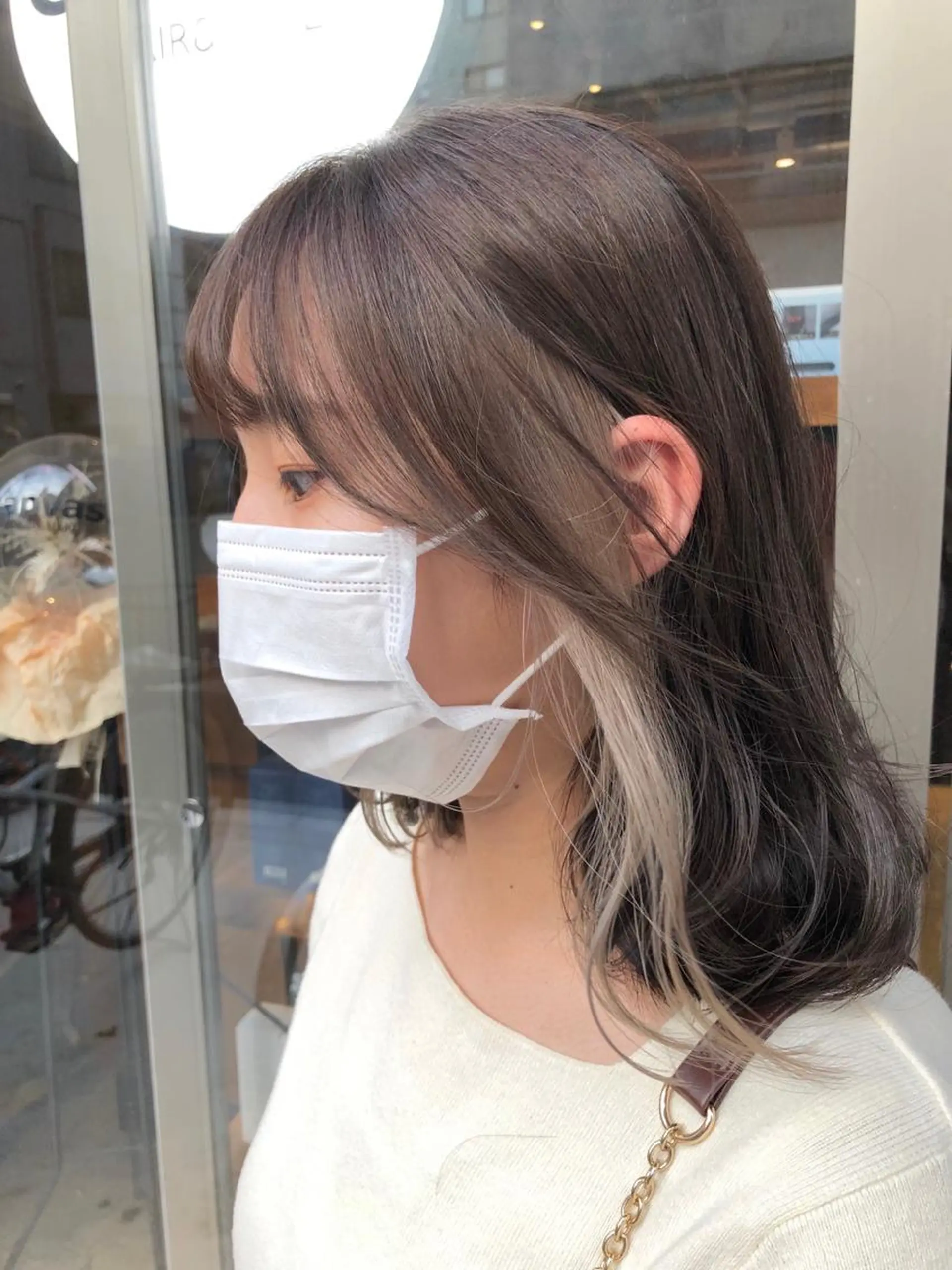 ミディアム カット ヘアカラー トリートメント ✨上品可愛い 時短艶髪/後藤✨のヘアスタイル