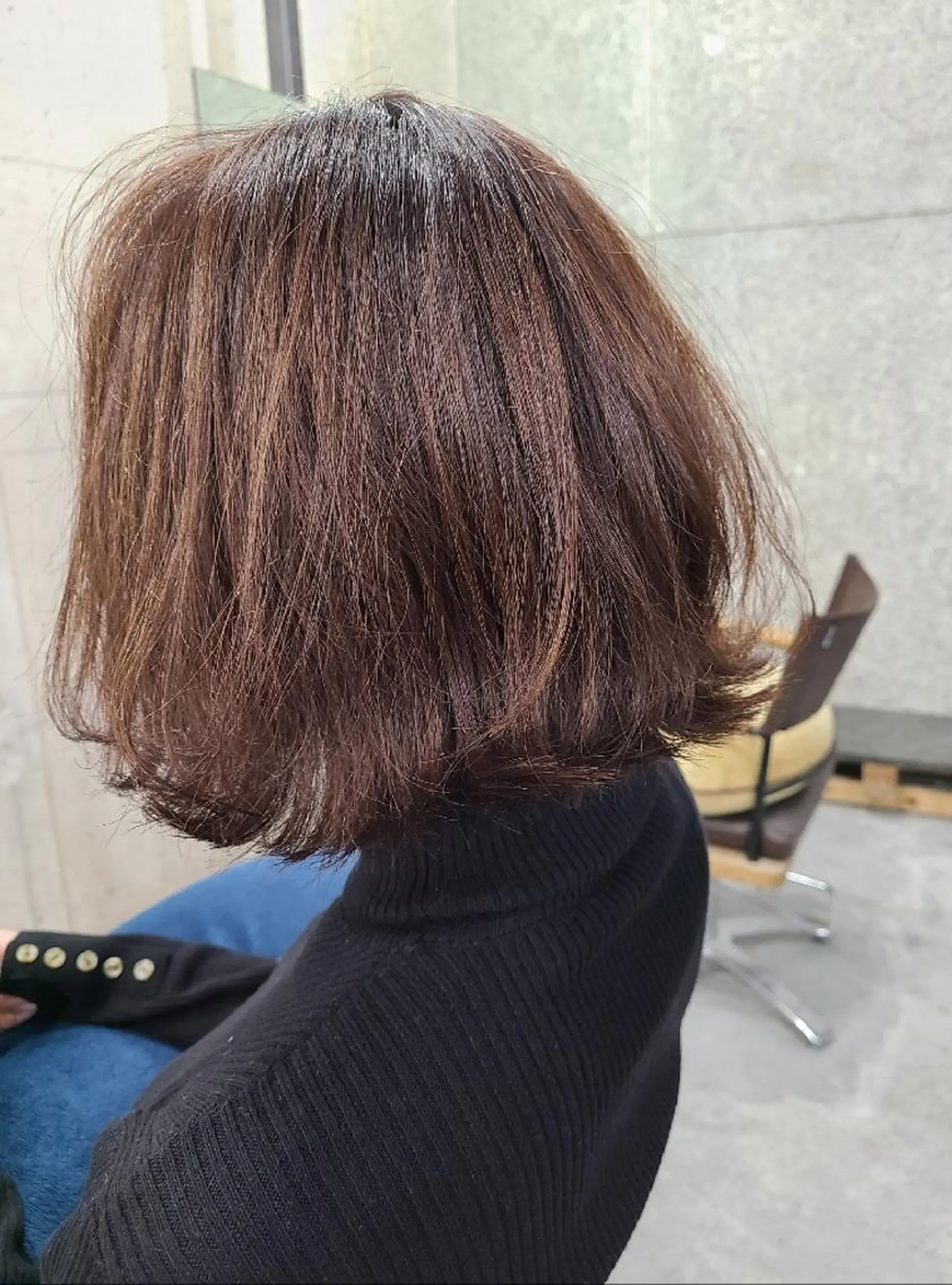 ミディアム カラー ヘアアレンジ ブラウンカラー ボブ 外ハネヘア カット ヘアカラー トリートメント terra✂️川嶋 大輔のヘアスタイル