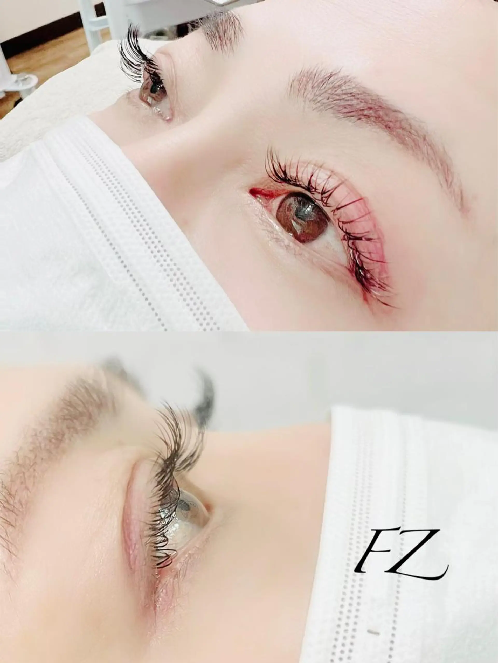 マツエク・マツパ ケラチンラッシュリフト バインドロック 束感まつ毛 Cカール キュート マツエク eyelash presh yukaのマツエク・マツパデザイン