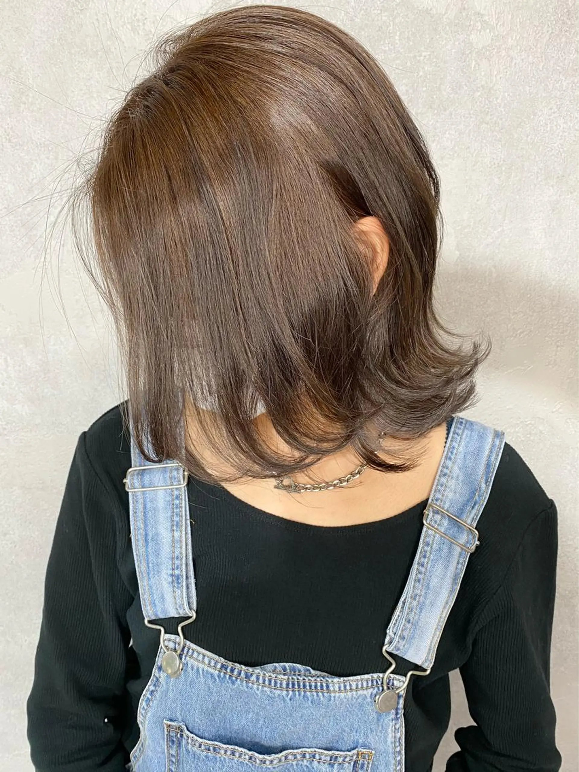 セミロング カラー グレージュ ハイライトカラー ハイライト カット ヘアカラー トリートメント 🌾内山 龍介🌾のヘアスタイル