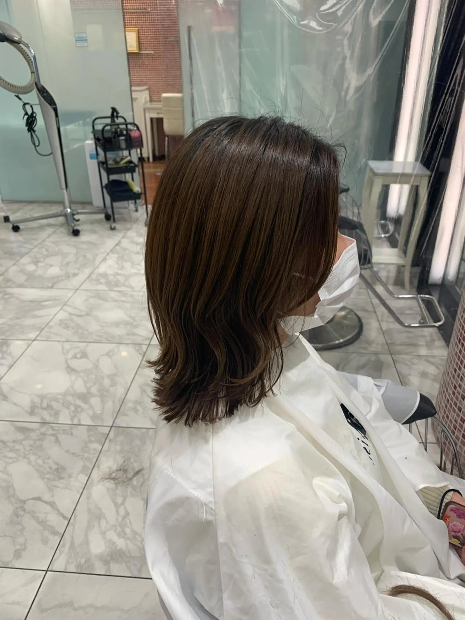 ミディアム GO TODAY シェアサロン 銀座Arc店所属・デジタルパーマ🫧 韓国風ヘア🫧サクラのヘアスタイル