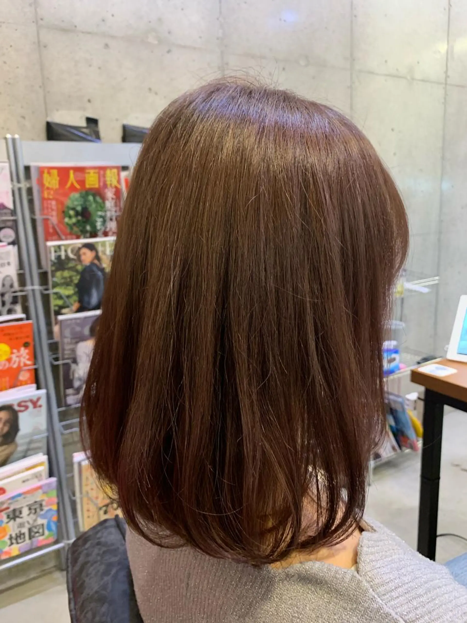 ミディアム カラー ラニティック所属・田辺 東陽のヘアスタイル