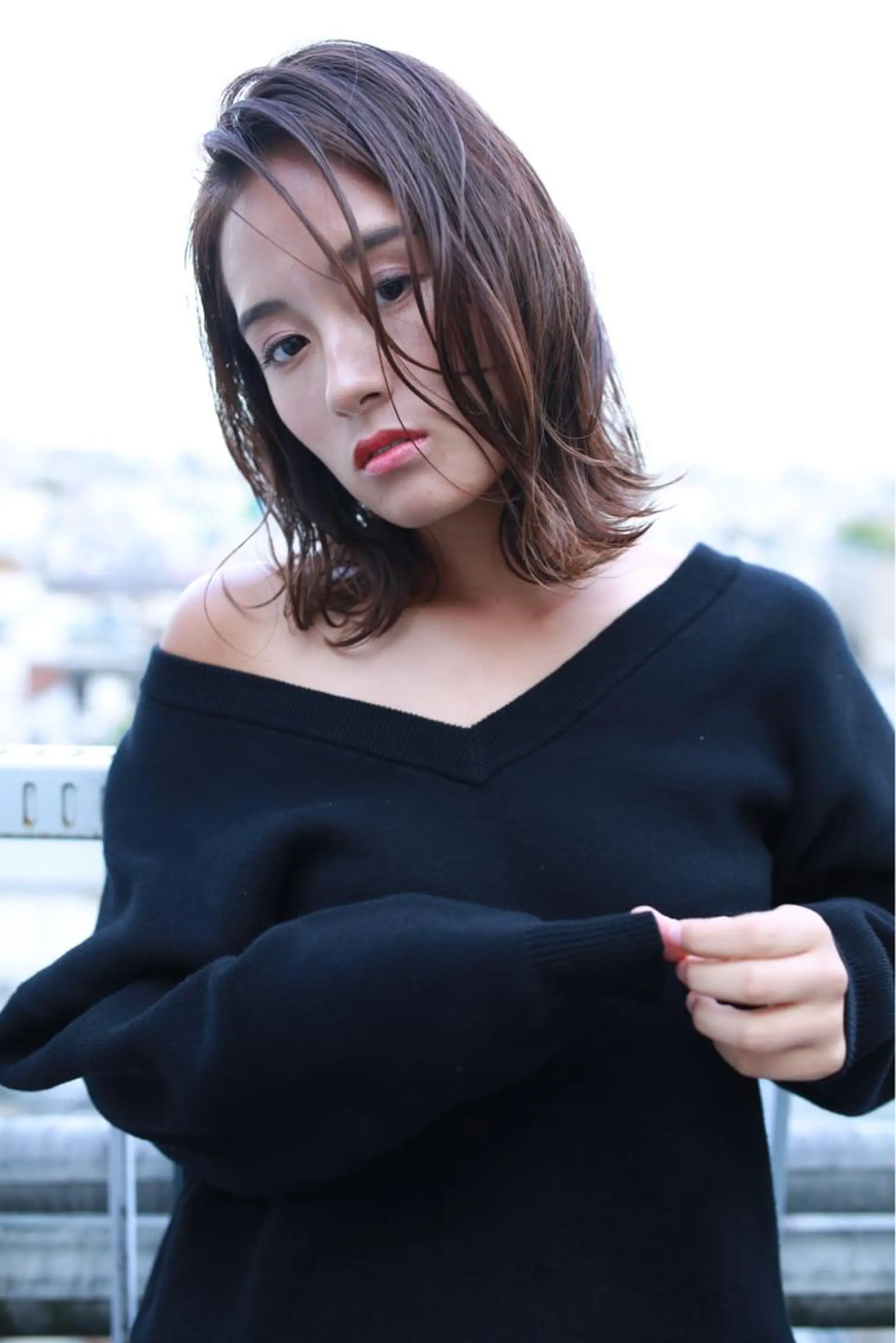 ミディアム カラー パーマ ヘアアレンジ メンズ キッズ ネイル マツエク・マツパ premier modelsのヘアスタイル