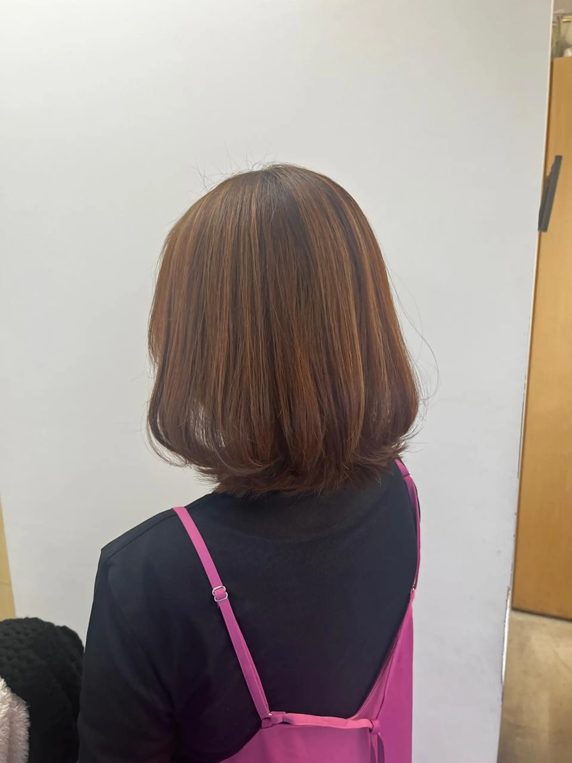 ミディアム ボブレイヤー ボブ レイヤーカット TEMIL HAIR 《まお》のヘアスタイル