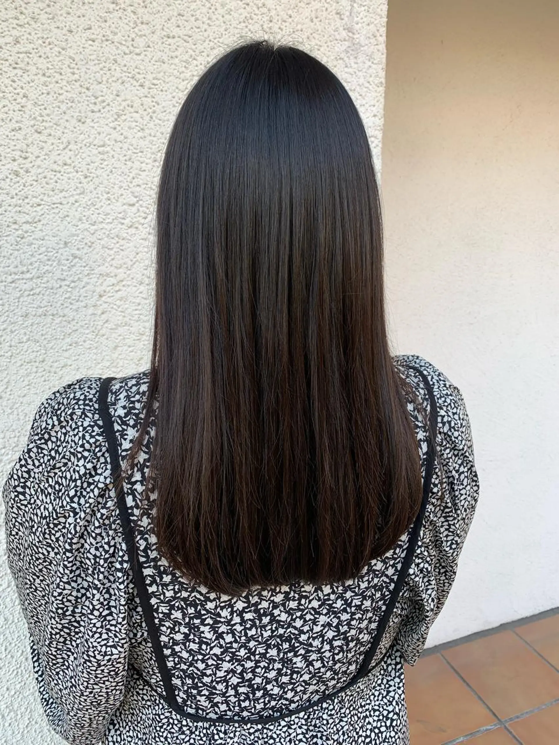 ロング カラー 縮毛矯正 トリートメント ヘッドスパ putri 川邉 優花のヘアスタイル