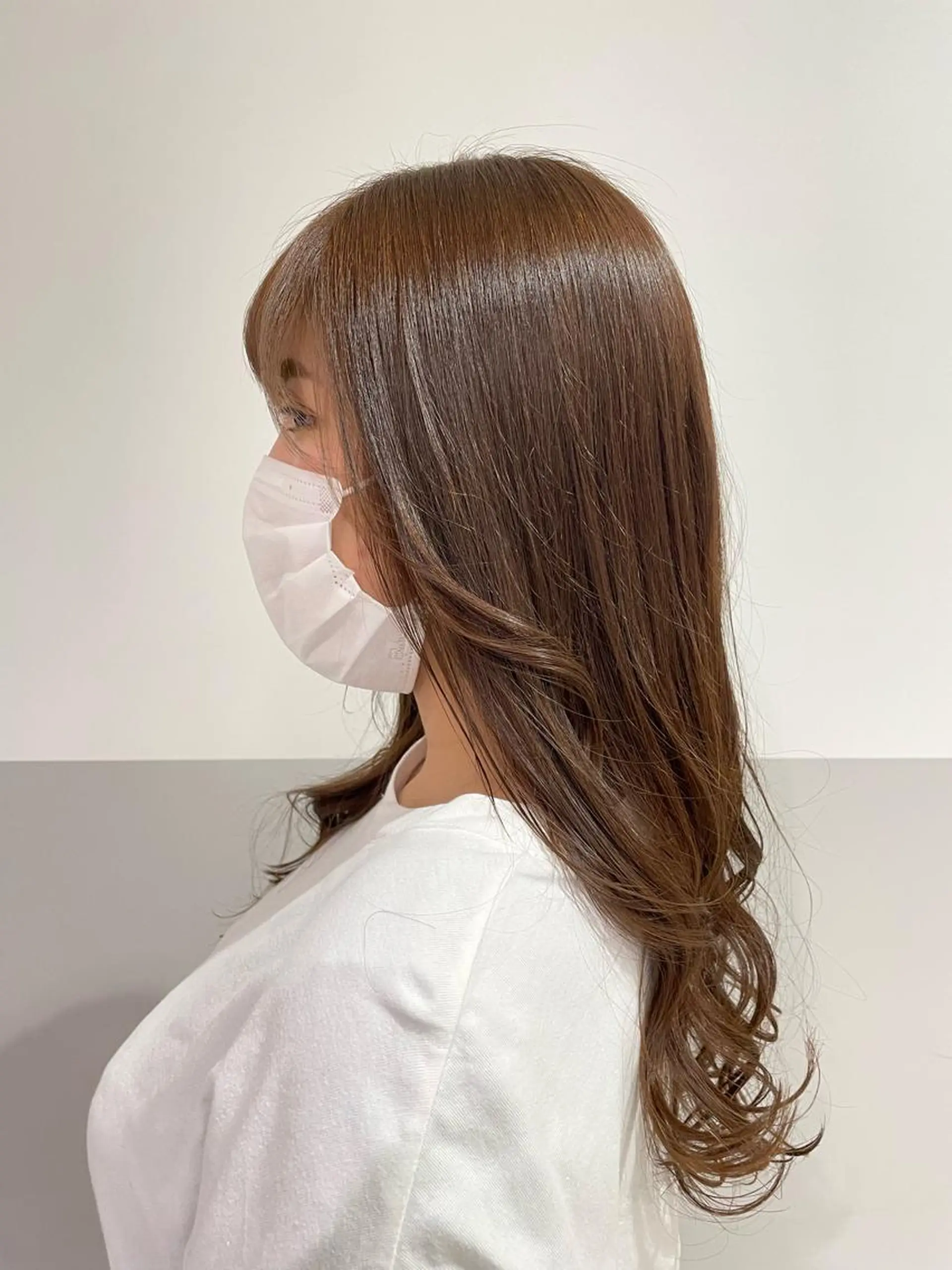 ロング カラー KANGOLSALON 富山セントラル所属・松井 亜美のヘアスタイル