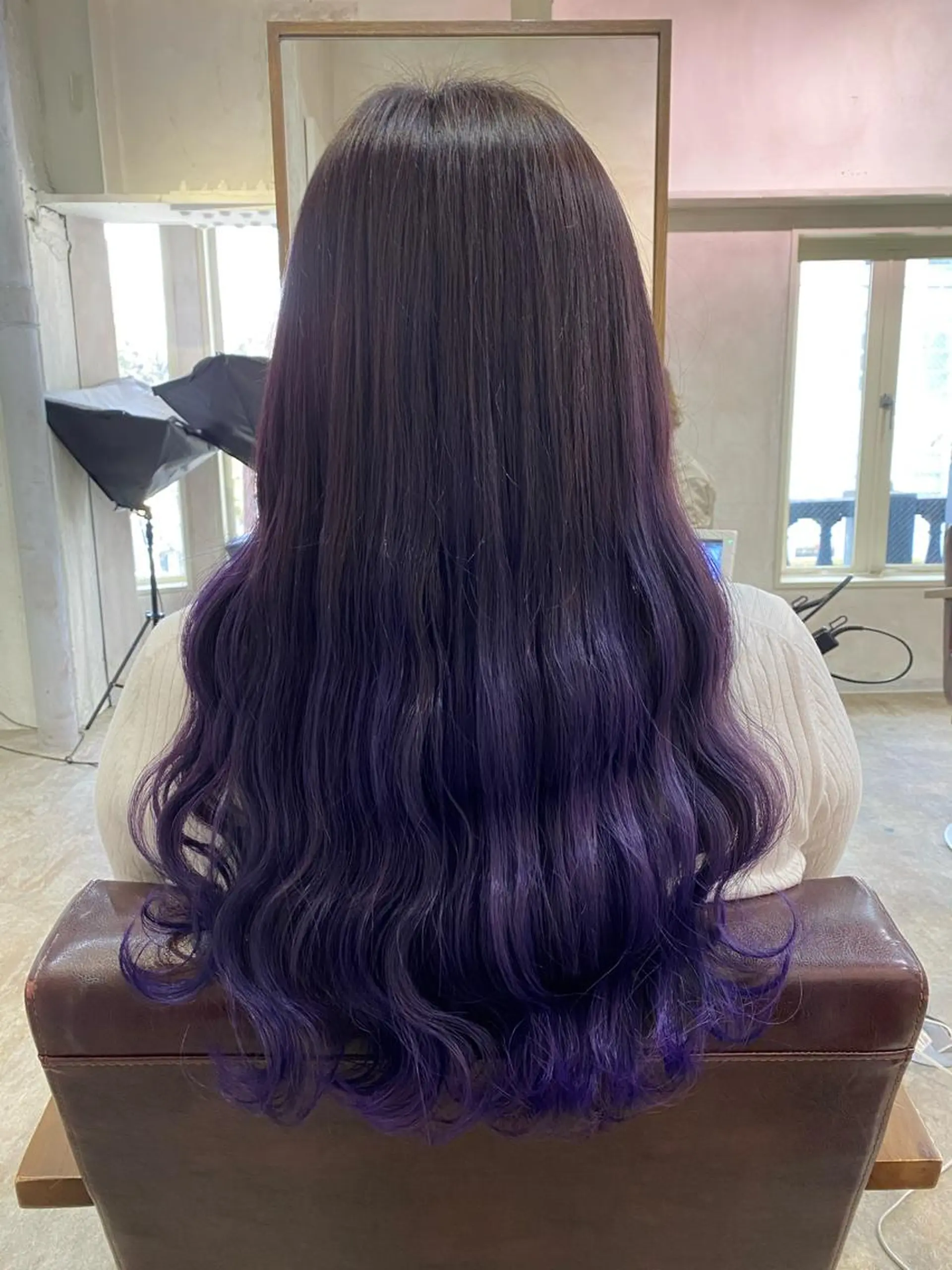 ロング カラー ブリーチ グラデーションカラー ヘアカラー ALLY（アリー）所属・ミニモお気に入り数 No.1宍戸雄弥のヘアスタイル